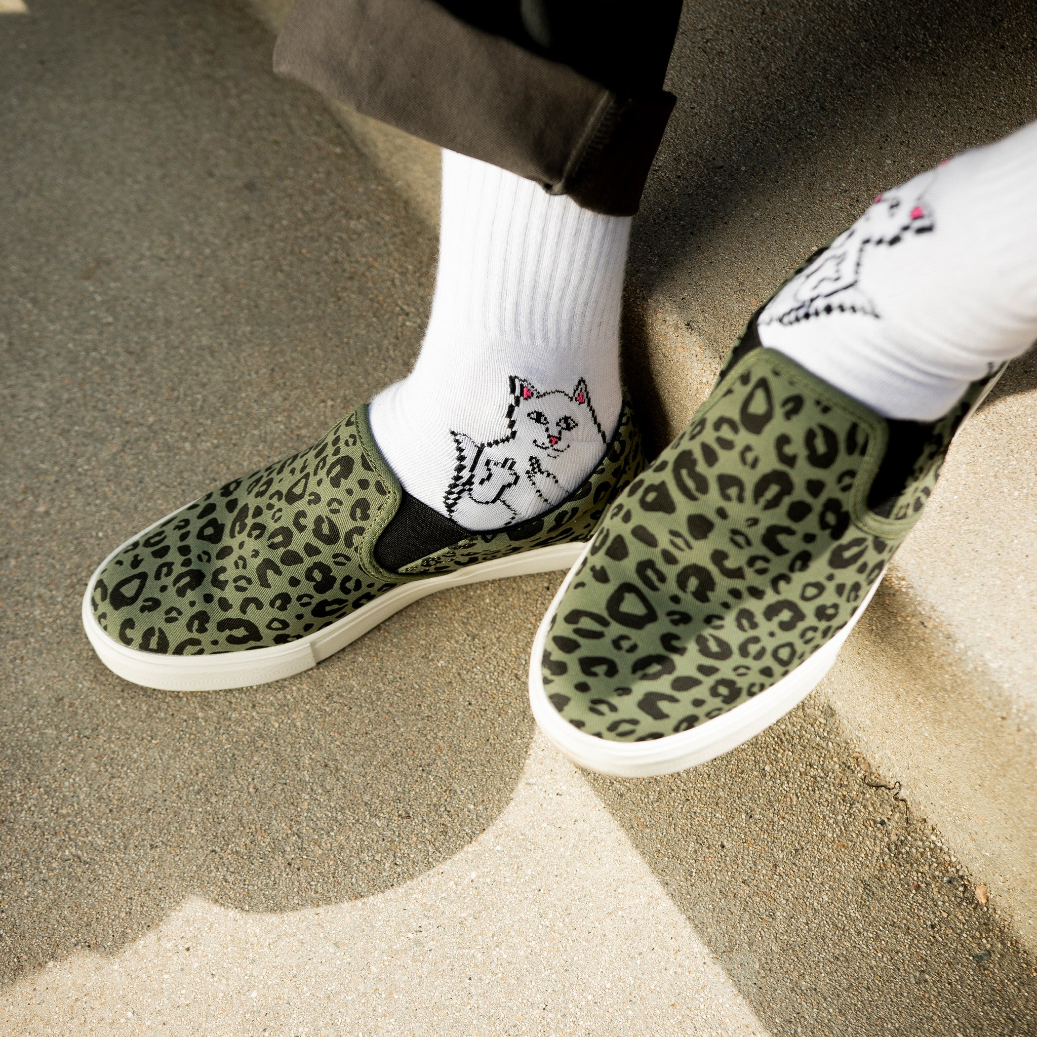 Spotted Slip On Shoes - Image 4