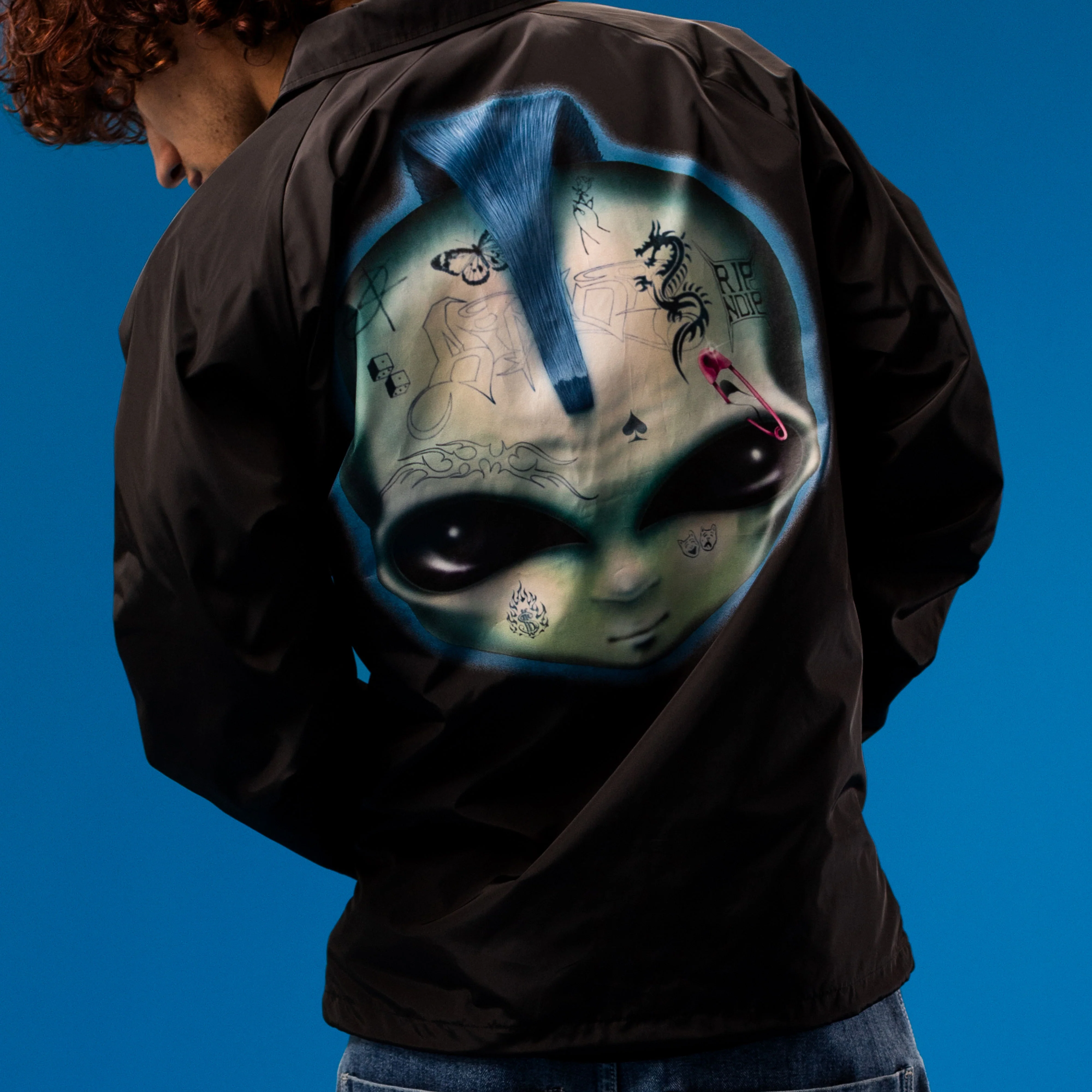 Squabble Up Coach Jacket (Black) - Image 2
