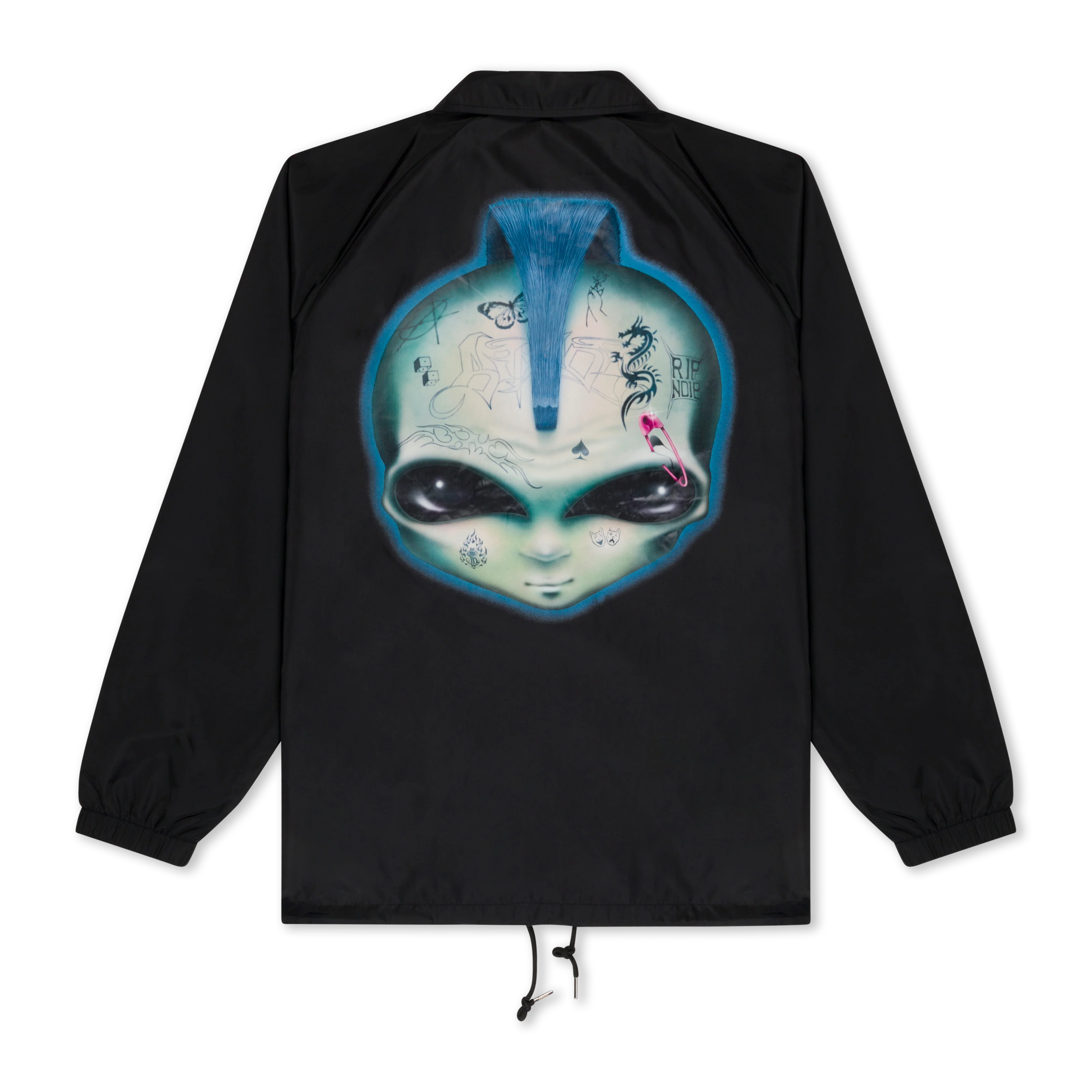 Squabble Up Coach Jacket (Black) - Image 3