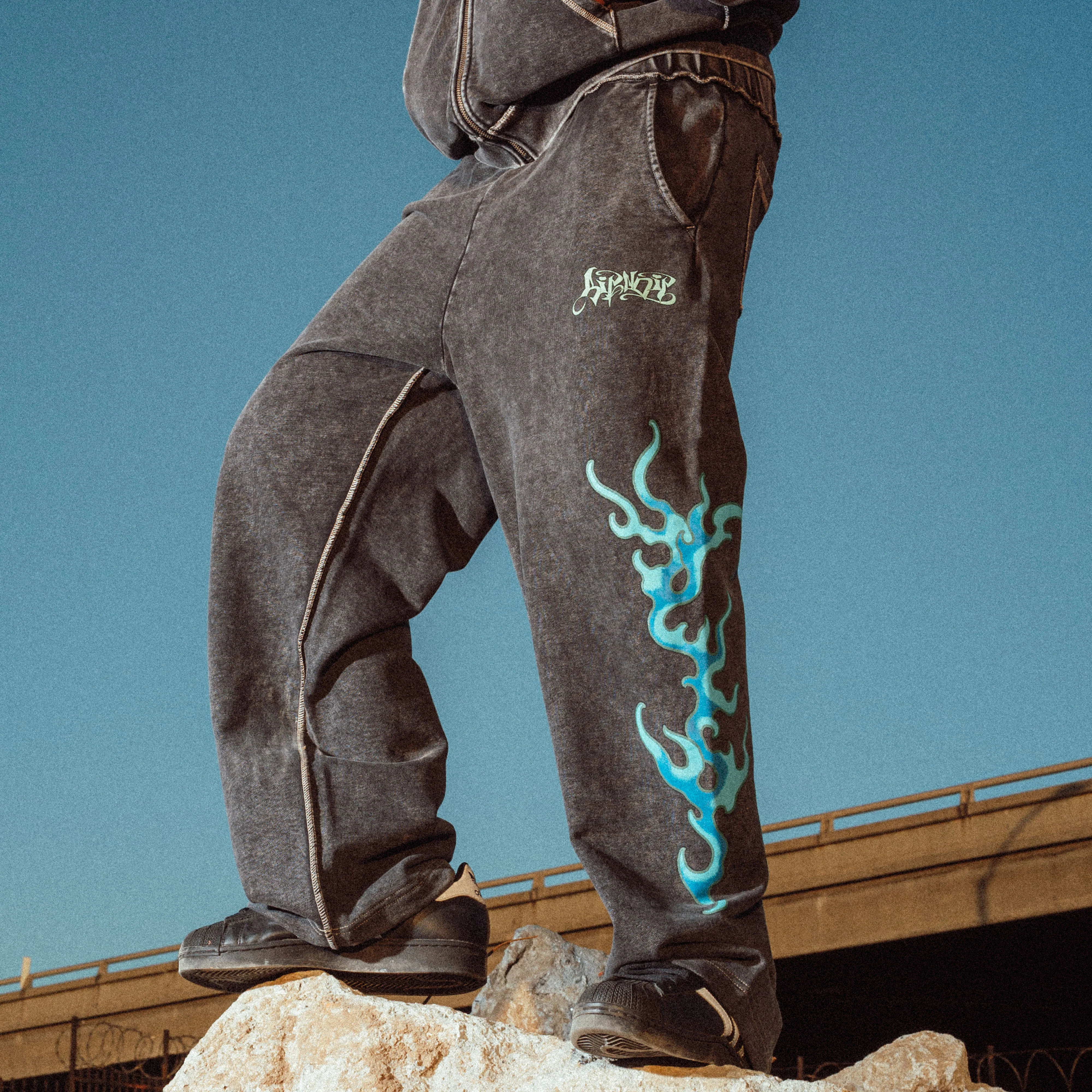 Squabble Up Sweat Pants (Black Vintage Wash) - Image 2