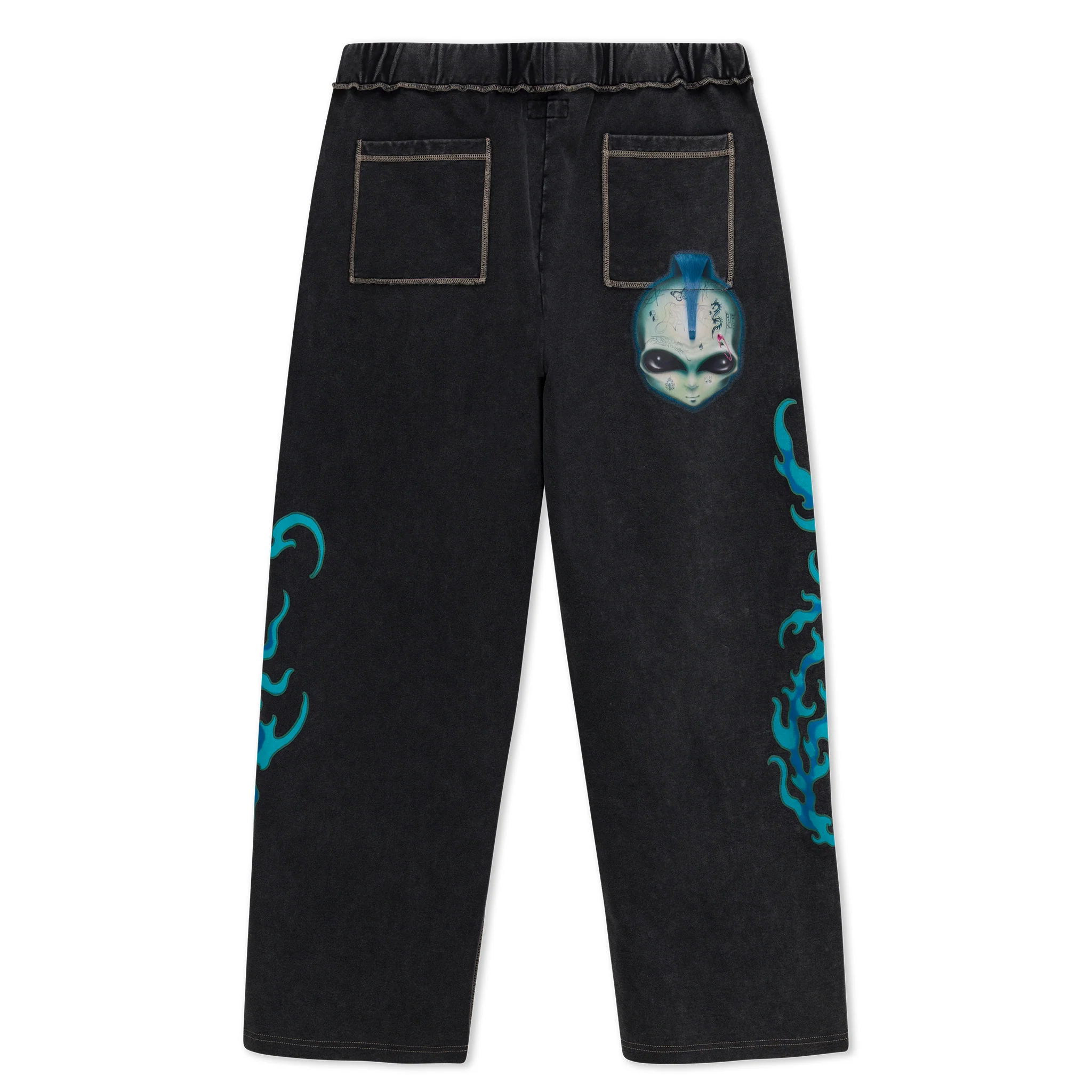 Squabble Up Sweat Pants (Black Vintage Wash) - Image 4