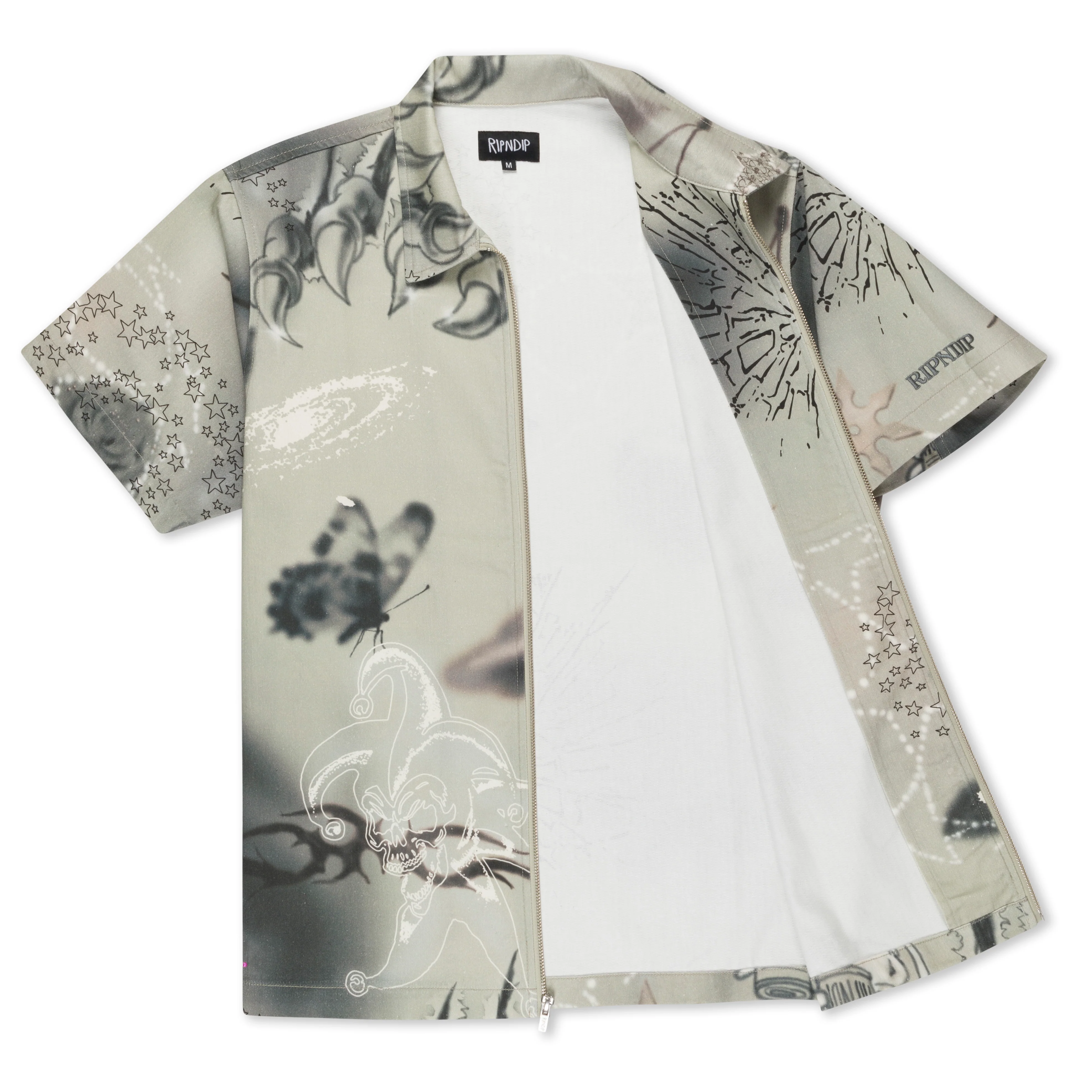 Stargazing Zip Up Shirt (Multi) - Image 4
