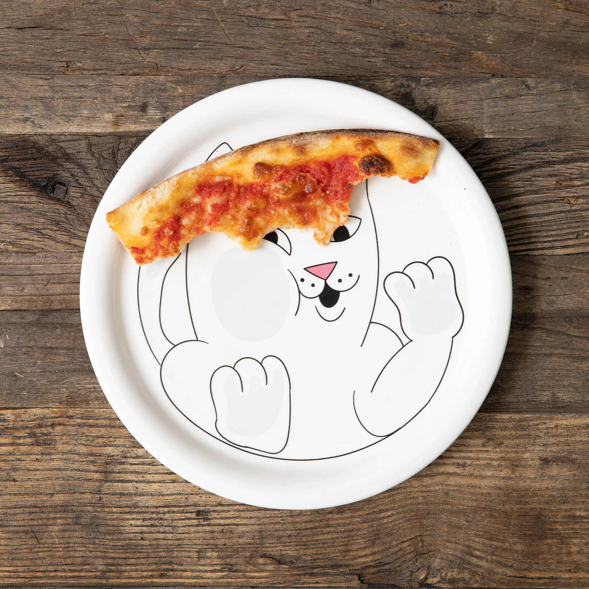 Squished Nerm Ceramic Plate (White) - Image 4