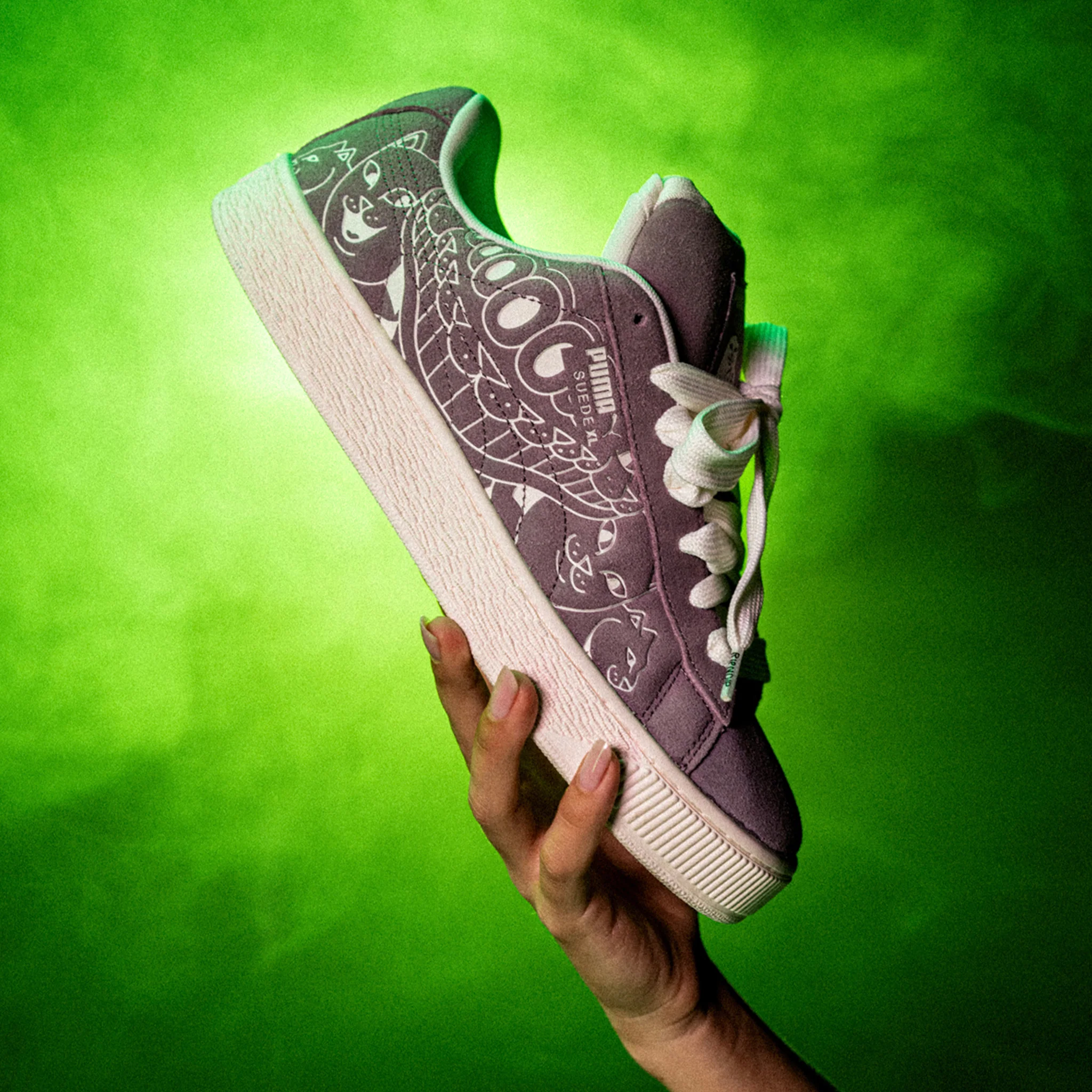 Suede XL (Puma Raisin-Warm White) - Image 2