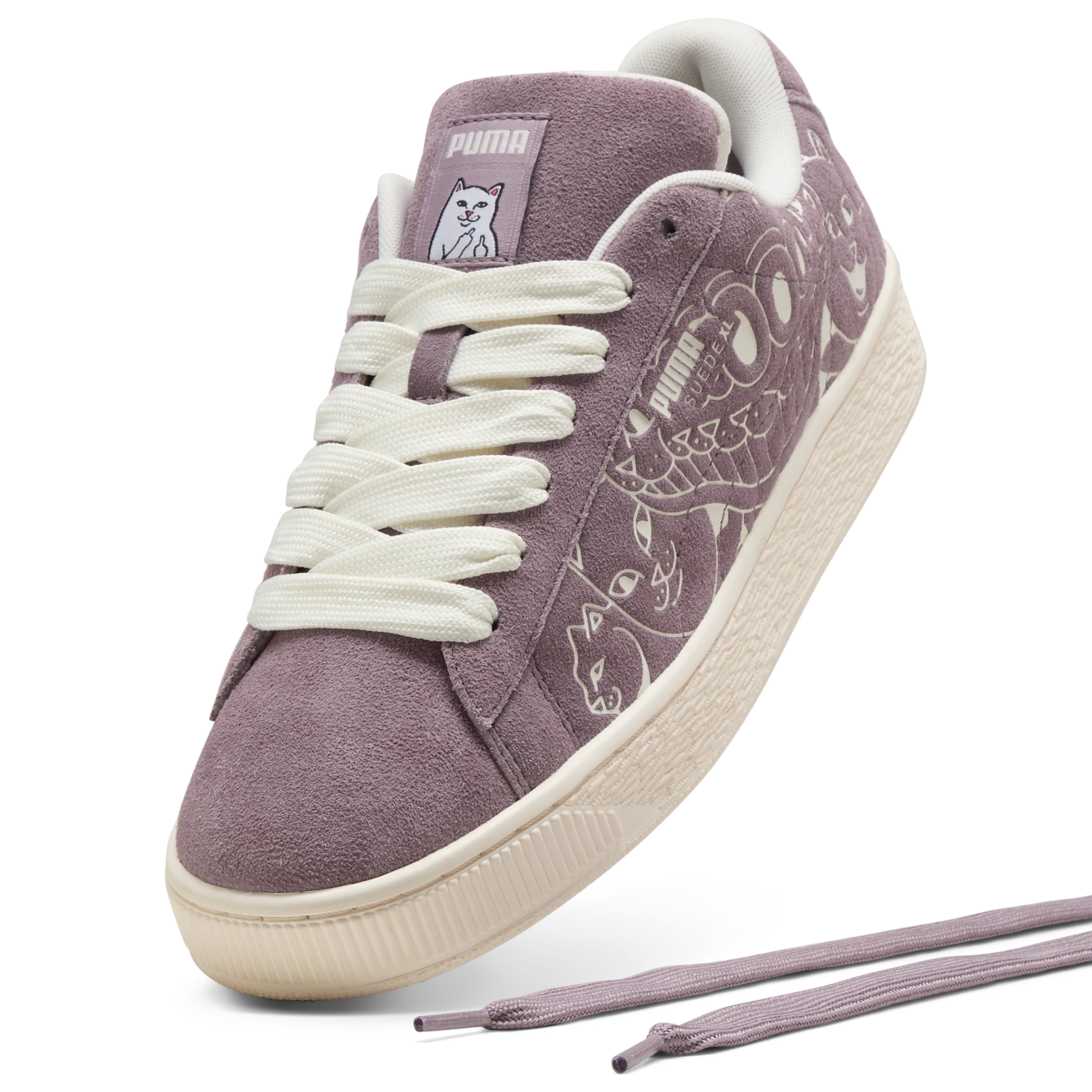Suede XL (Puma Raisin-Warm White) - Image 9