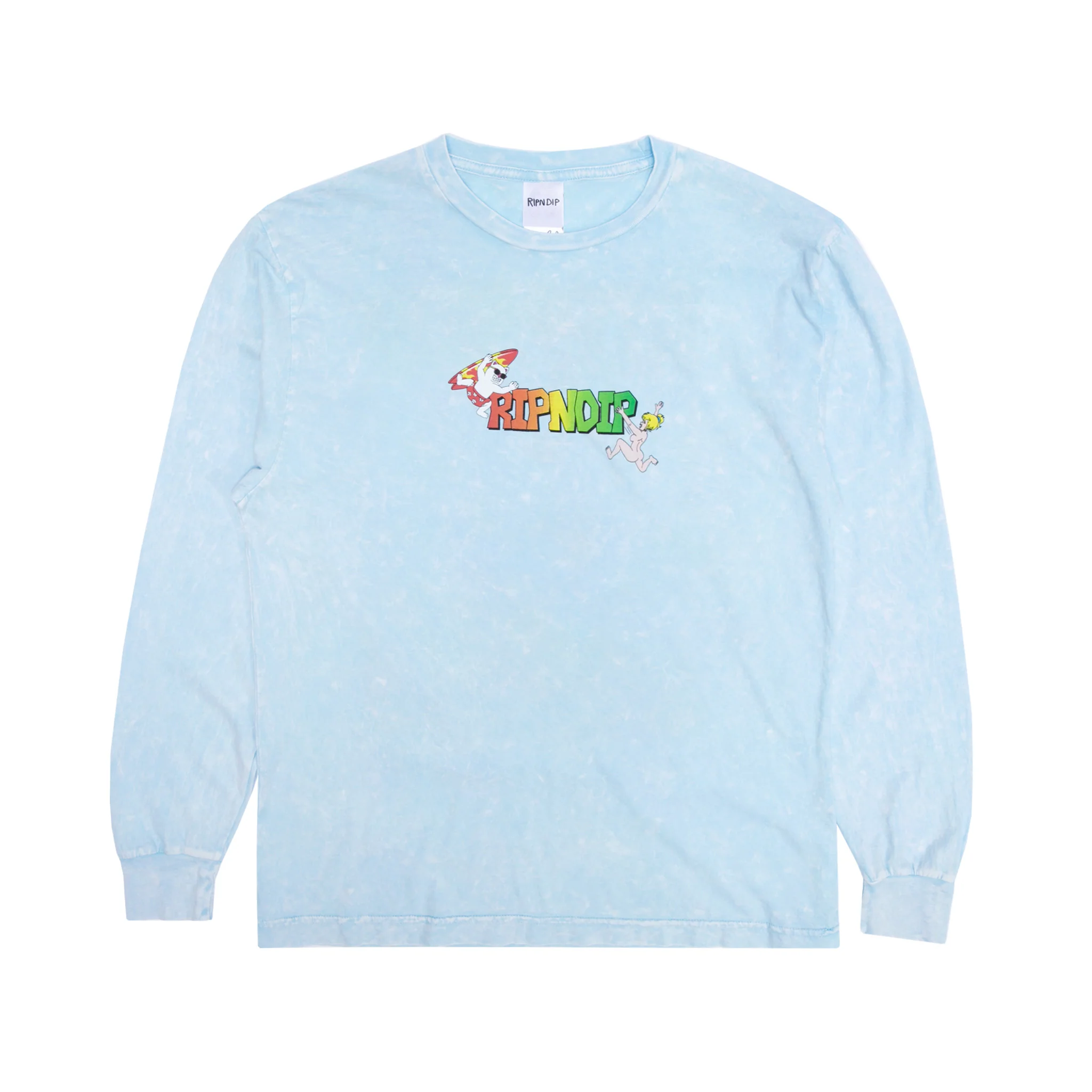 Summer Break Long Sleeve (Light Blue Mineral Wash) - Image 2