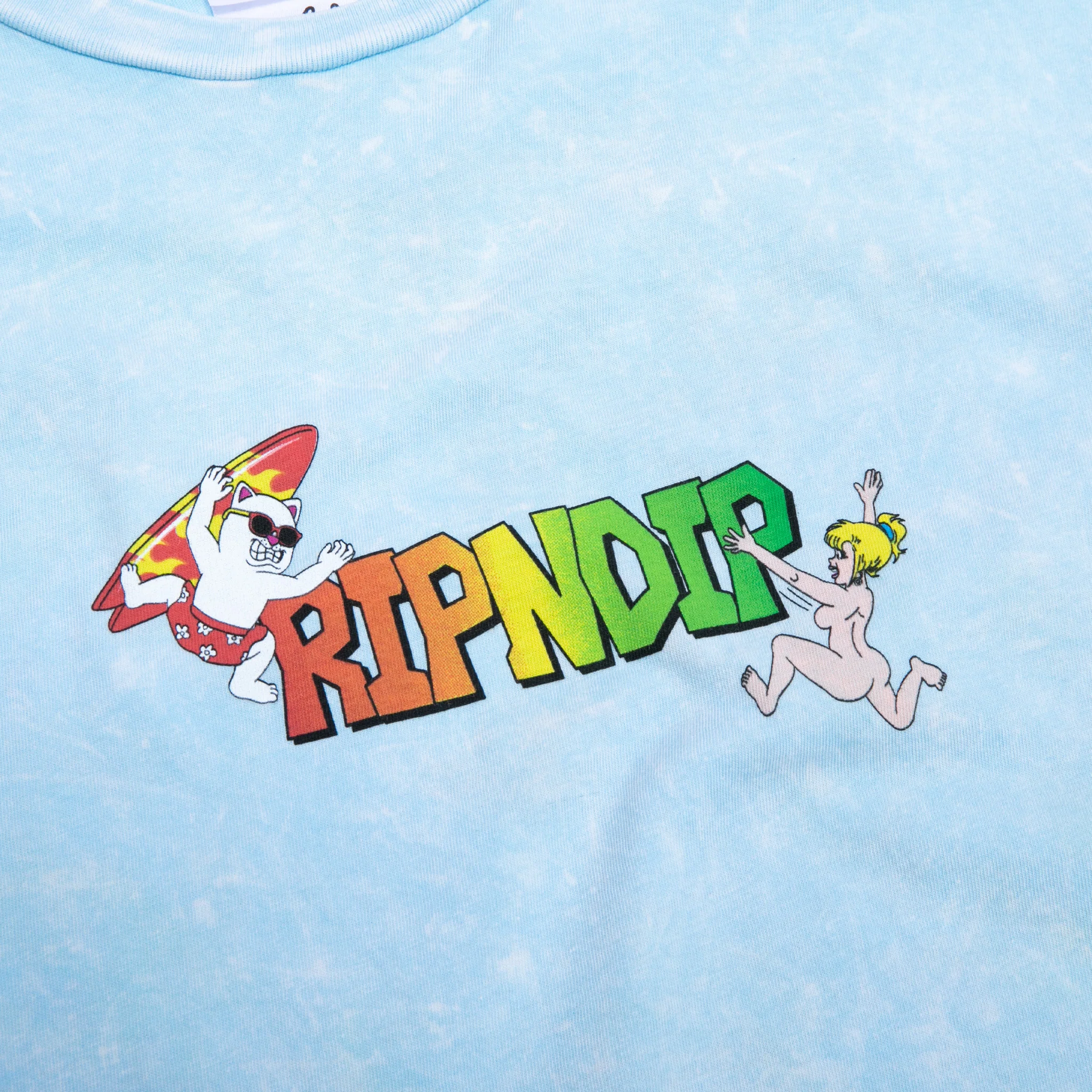 Summer Break Long Sleeve (Light Blue Mineral Wash) - Image 3