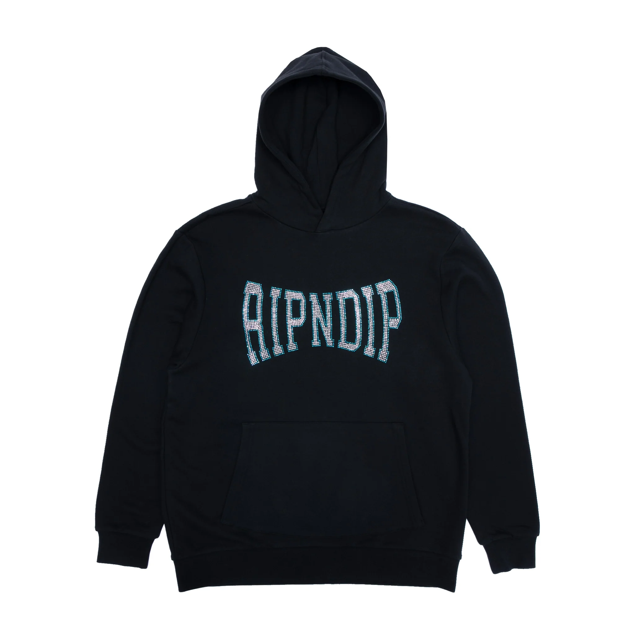 Summer Revenge Rhinestone Hoodie (Black)