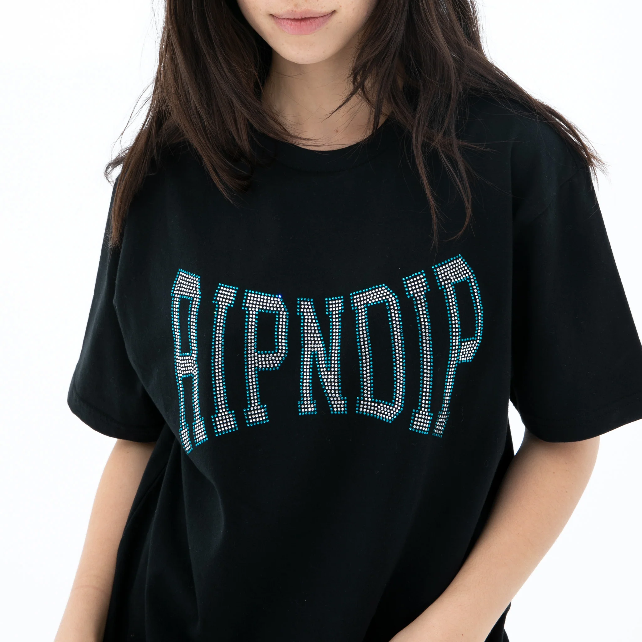 Summer Revenge Rhinestone Tee (Black) - Image 3