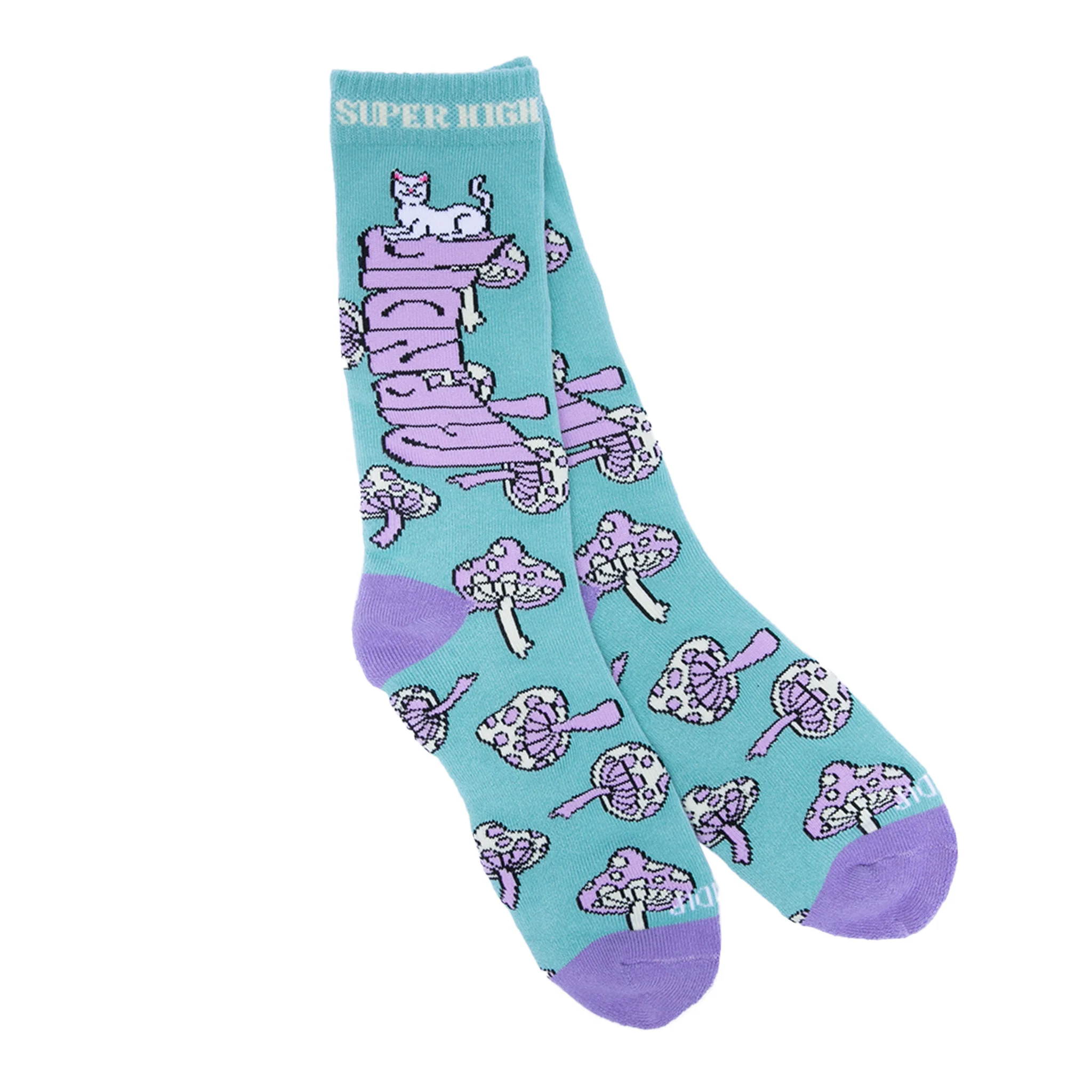 Super Psychedelic Socks (Sage/Lavender) - Image 2