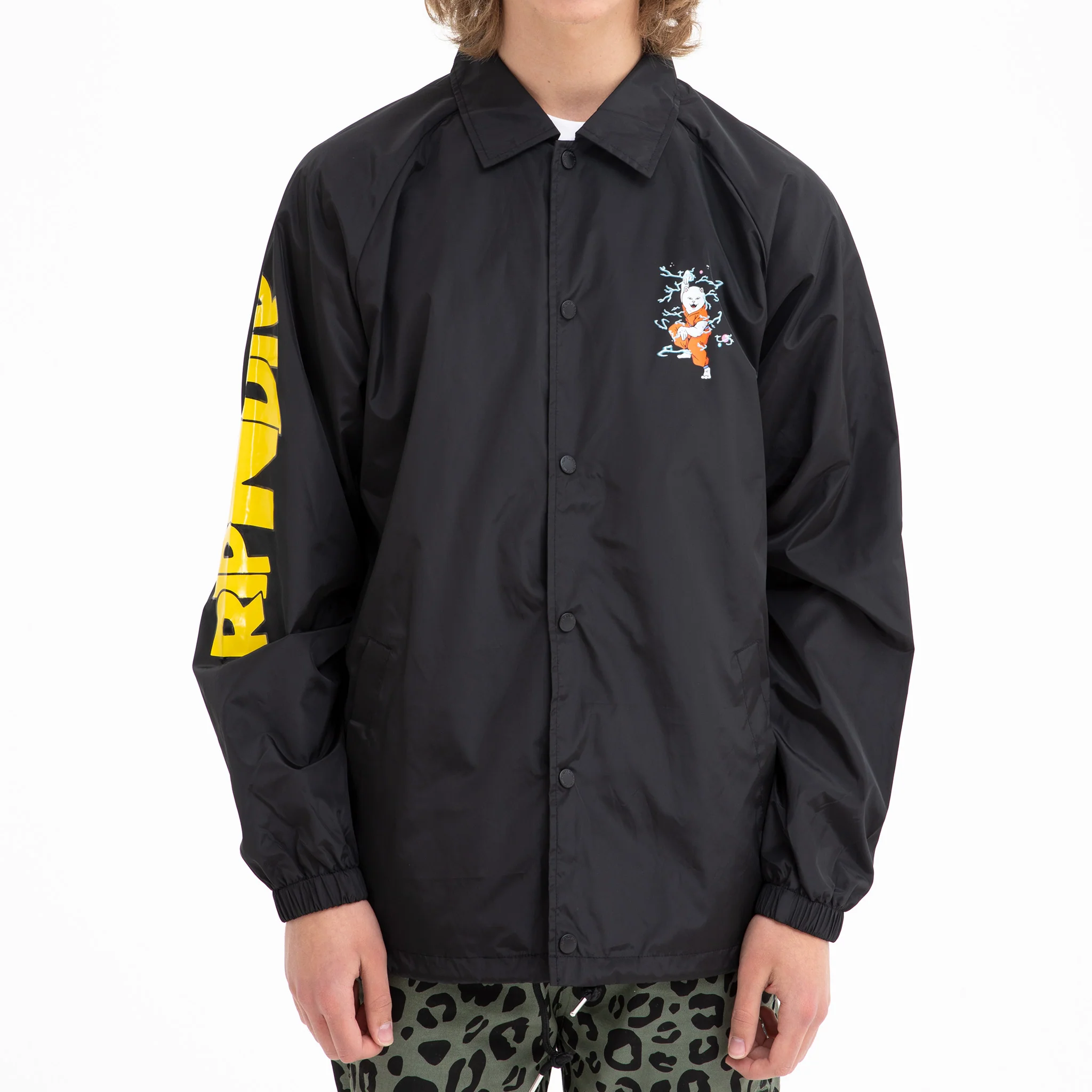 Super Sanerm Coach Jacket (Black) - Image 2