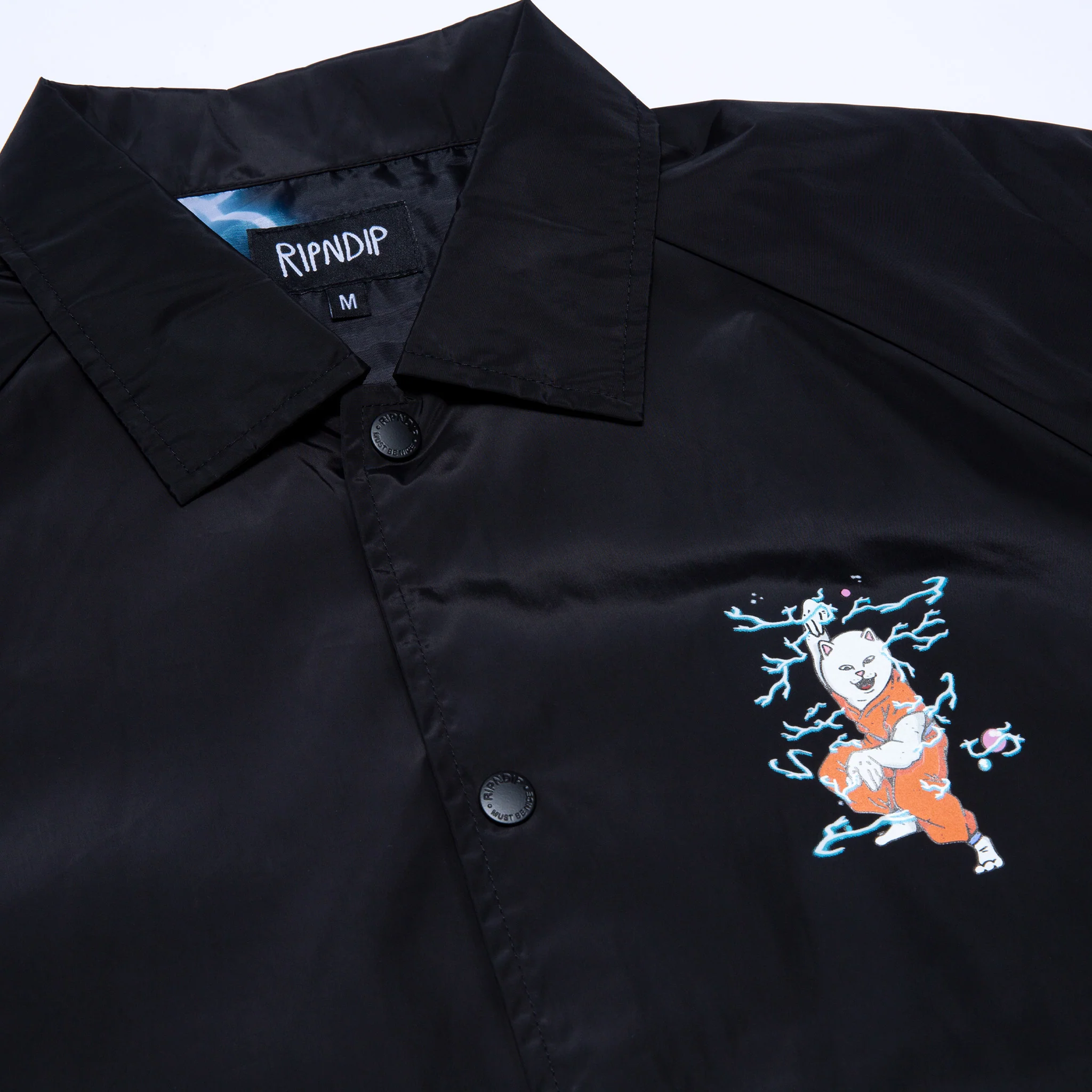 Super Sanerm Coach Jacket (Black) - Image 5