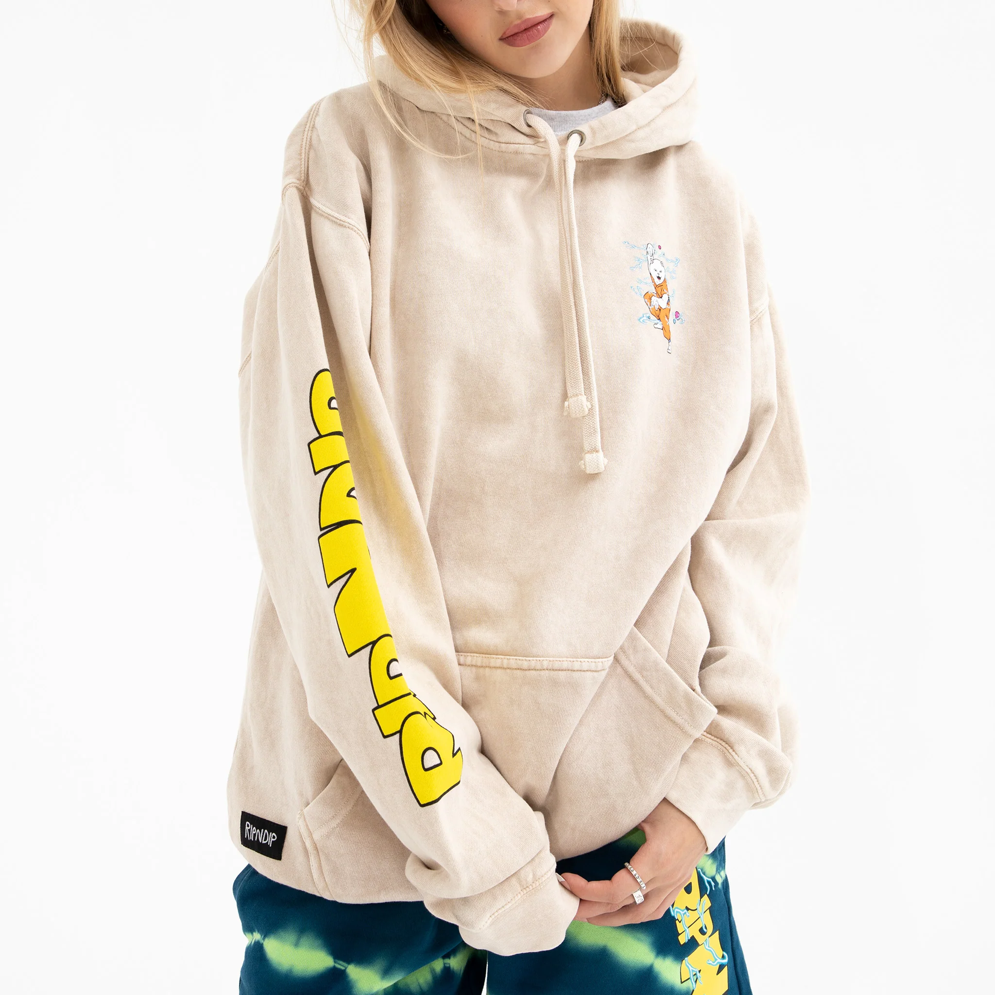 Super Sanerm Hoodie (Beige Vintage Wash) - Image 2
