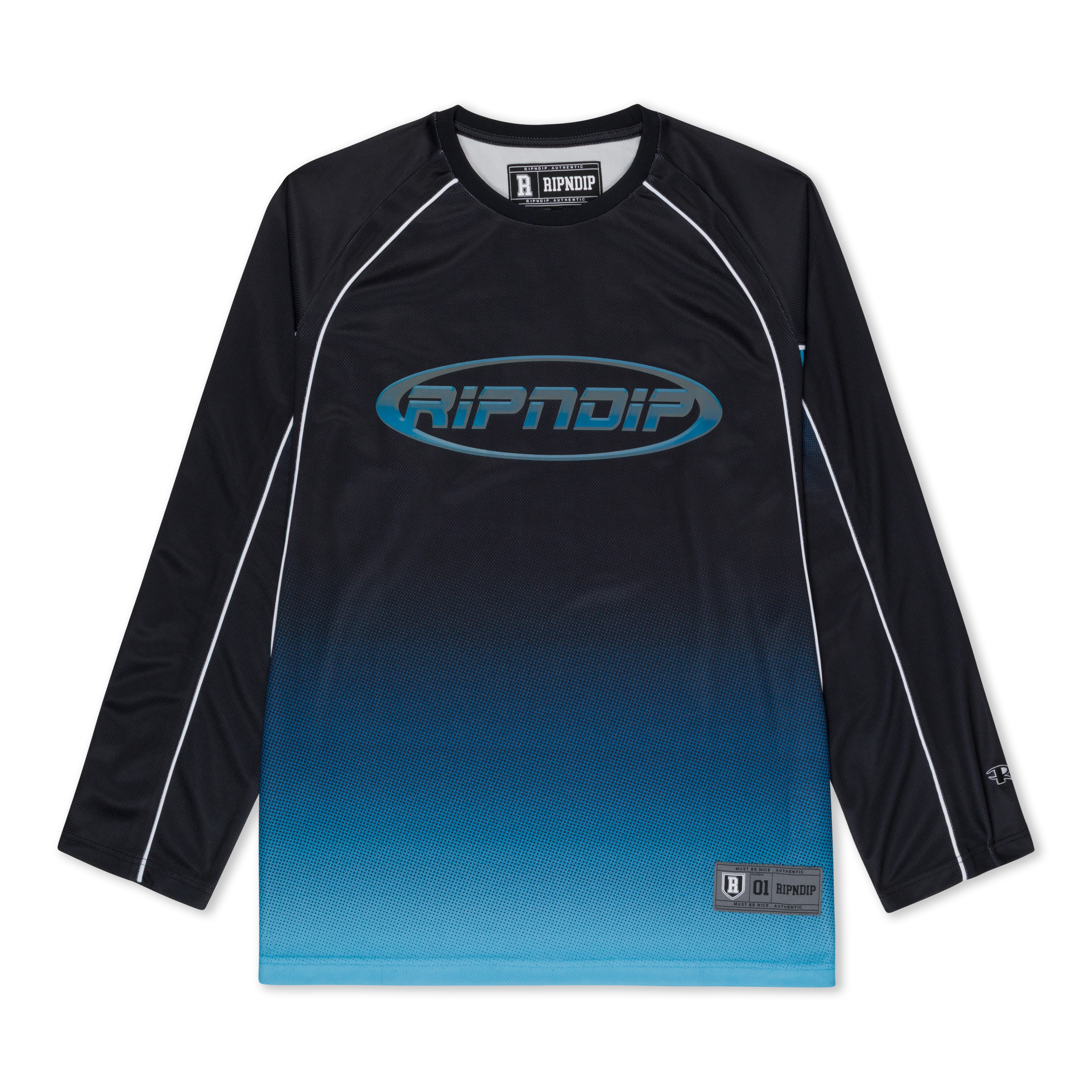 Surround Sound Hockey Jersey (Black / Blue)