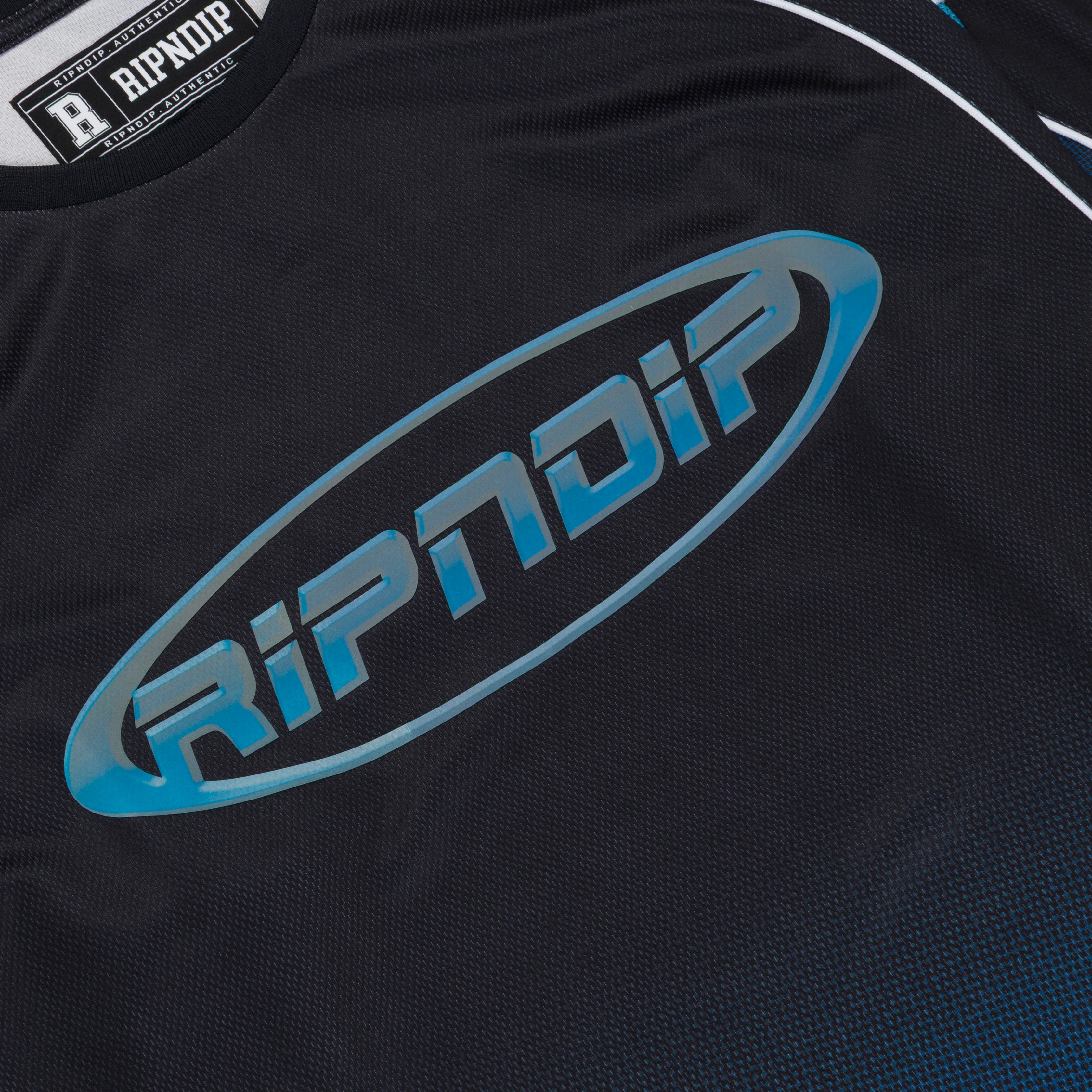 Surround Sound Hockey Jersey (Black / Blue) - Image 4