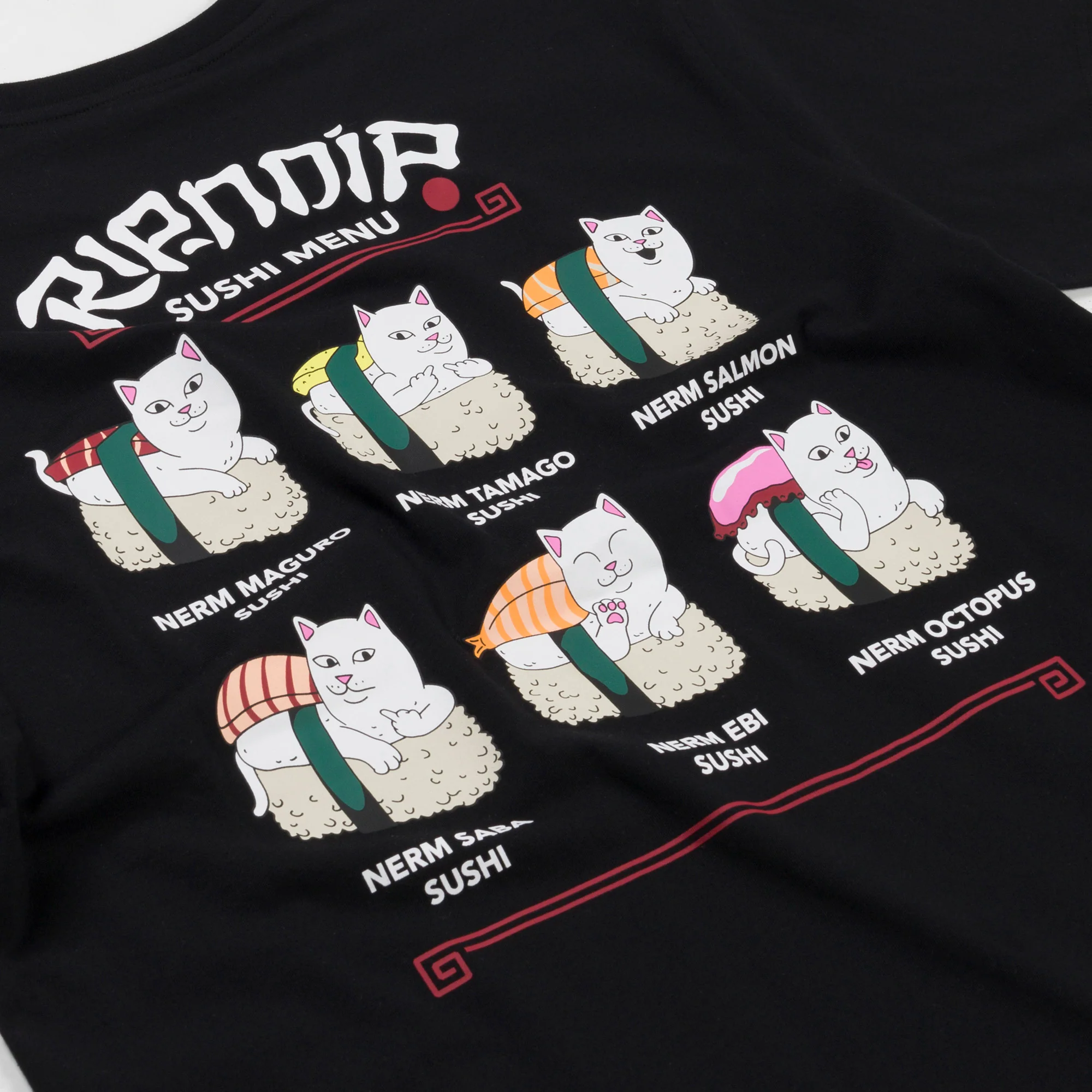 Sushi Nerm Tee (Black) - Image 5