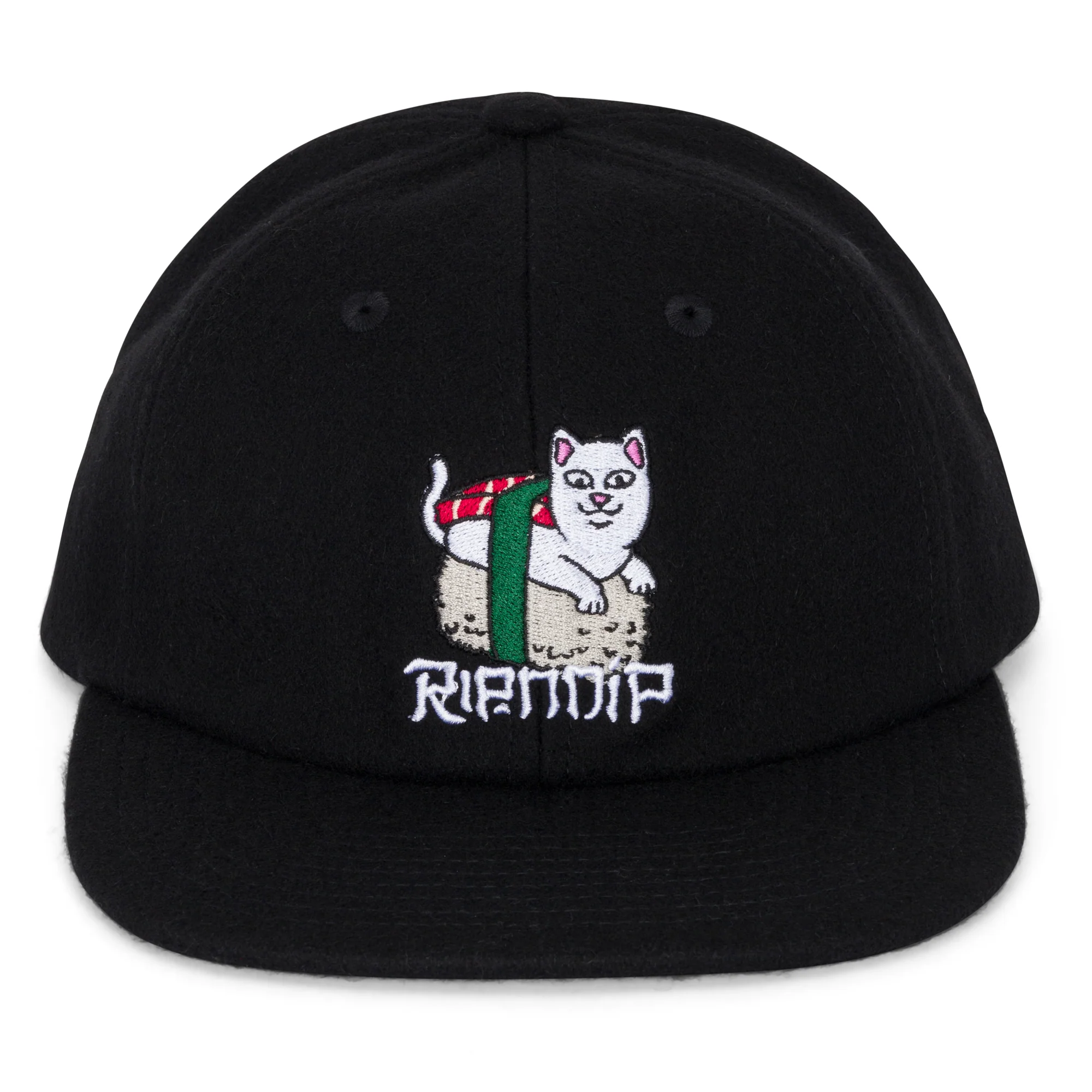 Sushi Nerm Wool Strapback (Black) - Image 3