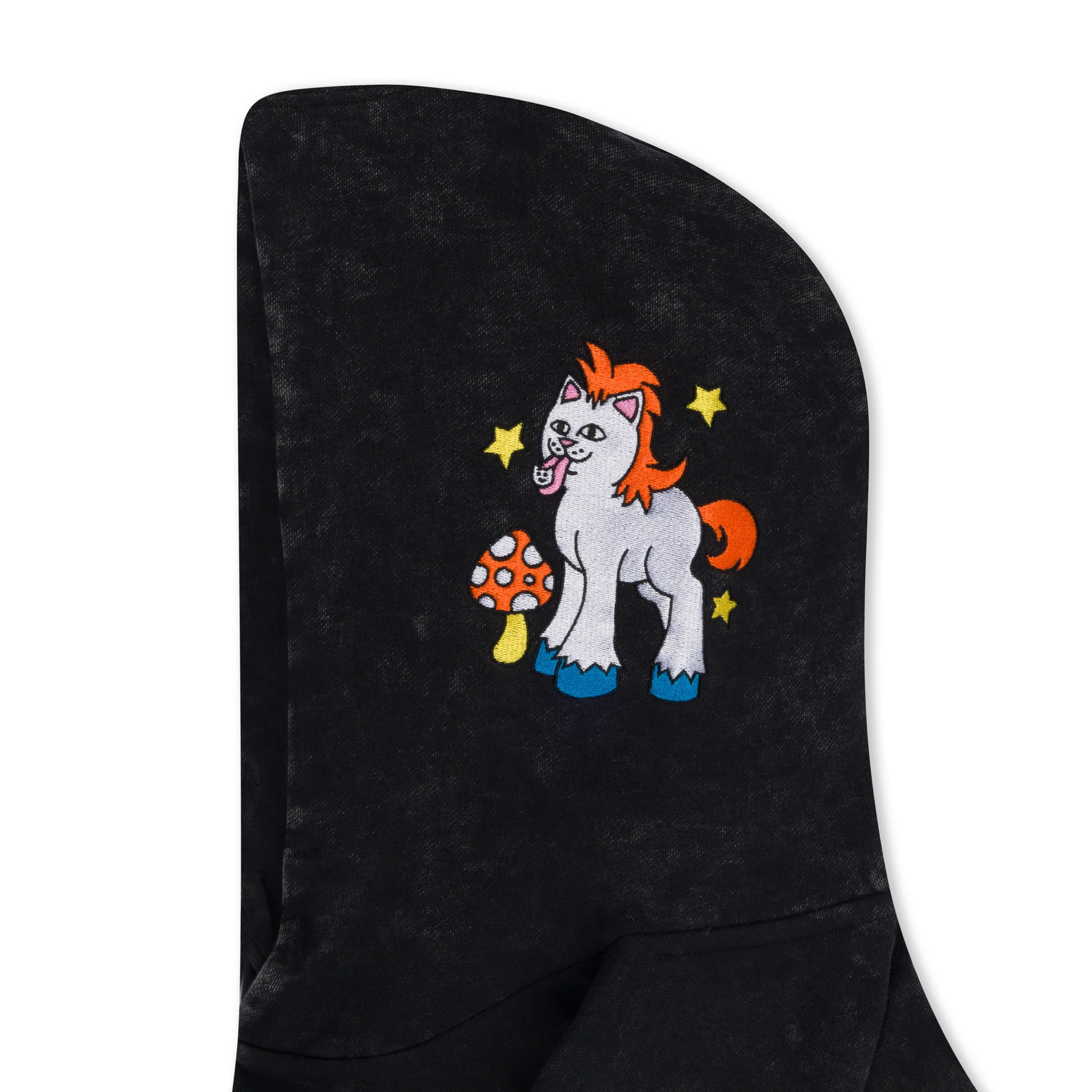 Taste The Rainbow Hoodie (Black Mineral Wash) - Image 5