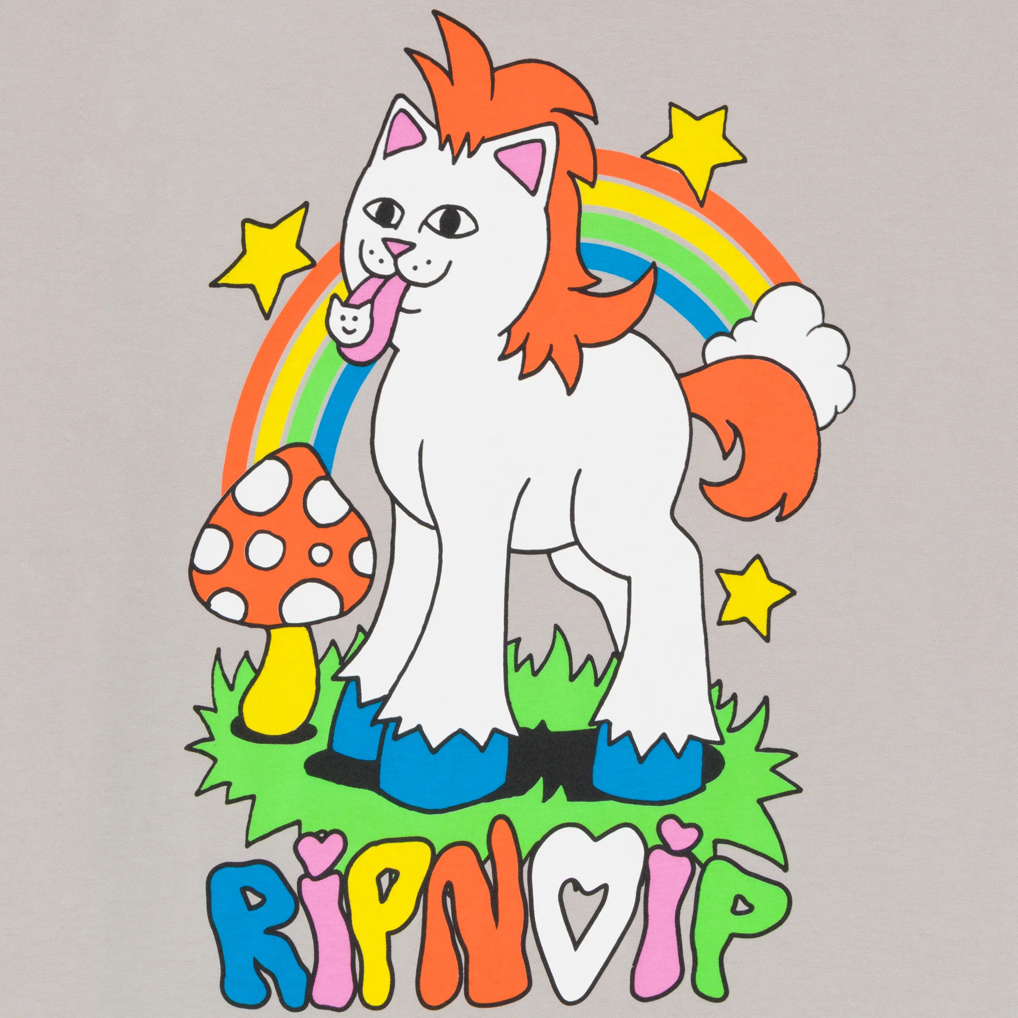 Taste The Rainbow Tee (Grey) - Image 3
