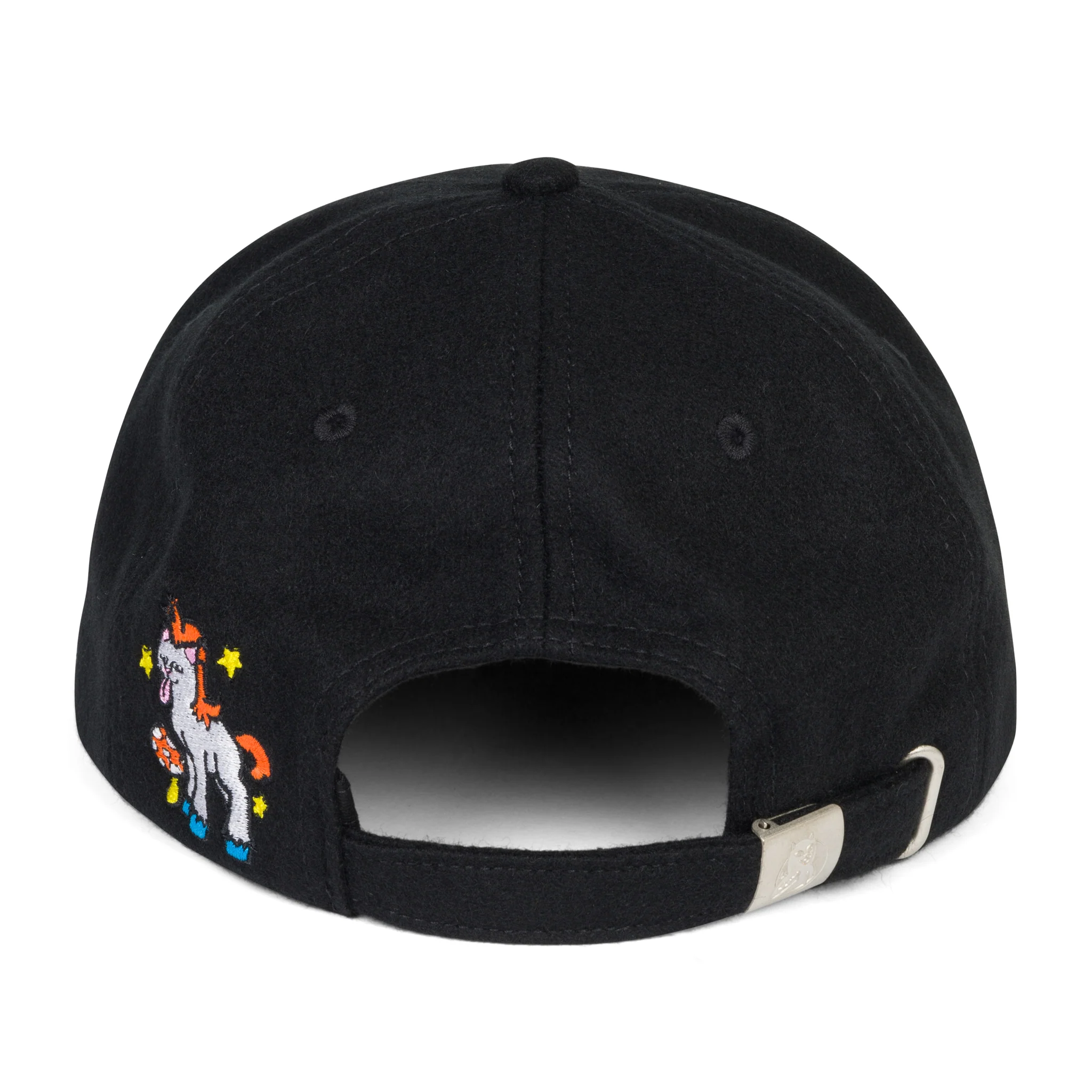 Taste The Rainbow Wool Snapback (Black) - Image 2