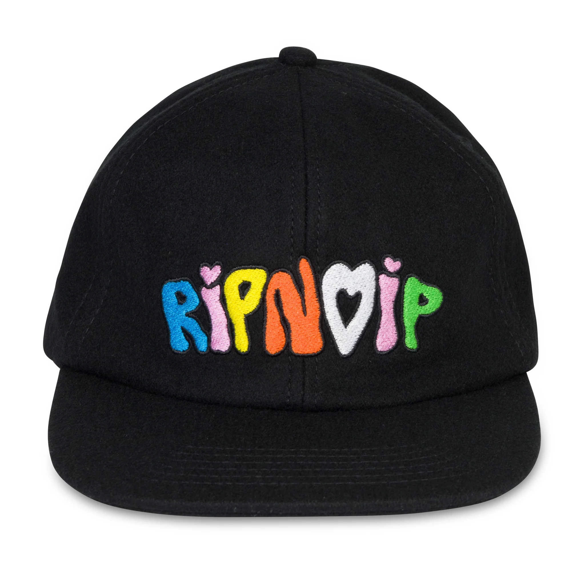 Taste The Rainbow Wool Snapback (Black) - Image 3