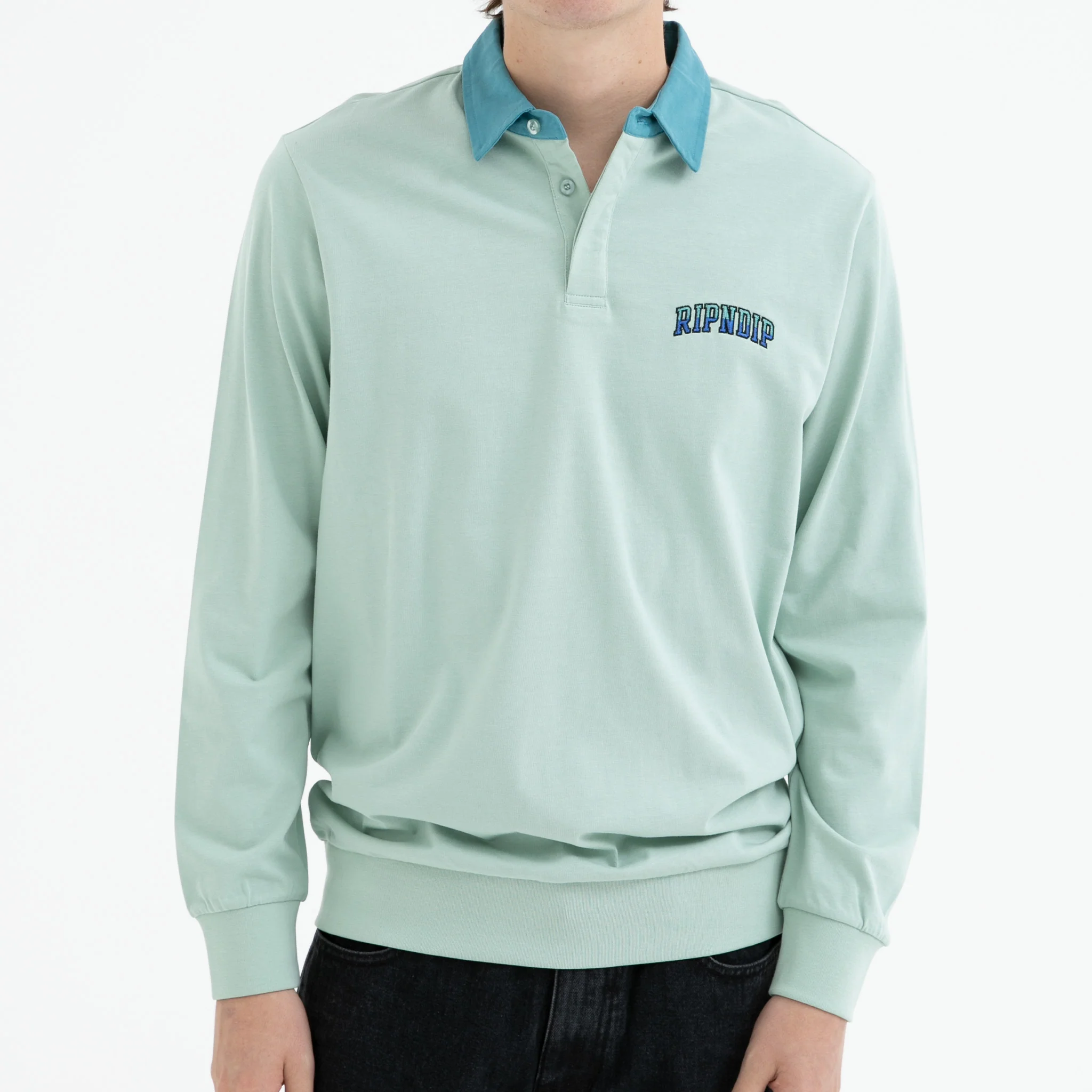 Team Spirit Long Sleeve Rugby (Sage) - Image 2