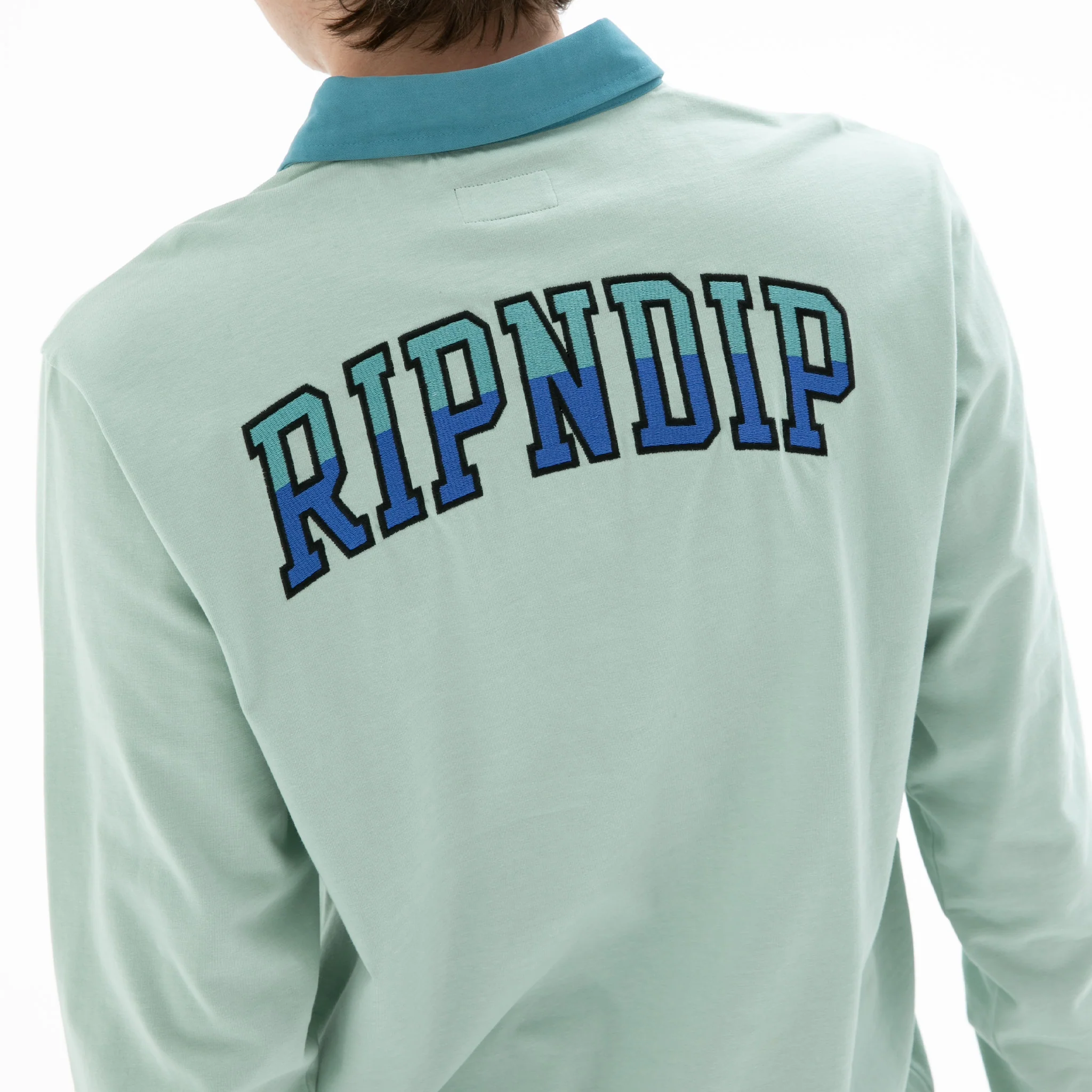 Team Spirit Long Sleeve Rugby (Sage) - Image 3