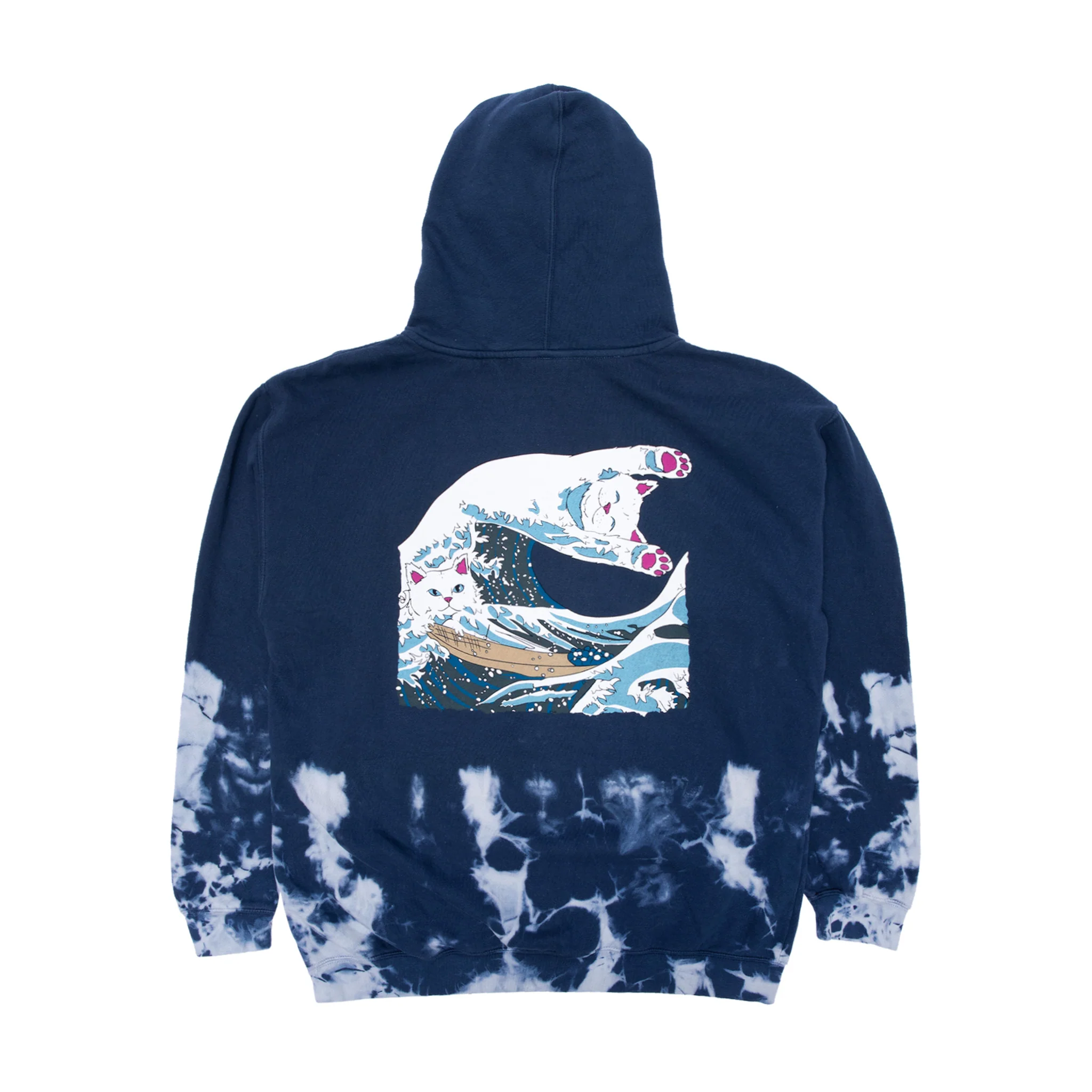 The Great Wave Of Nerm Hoodie (Blue Dye) - Image 2