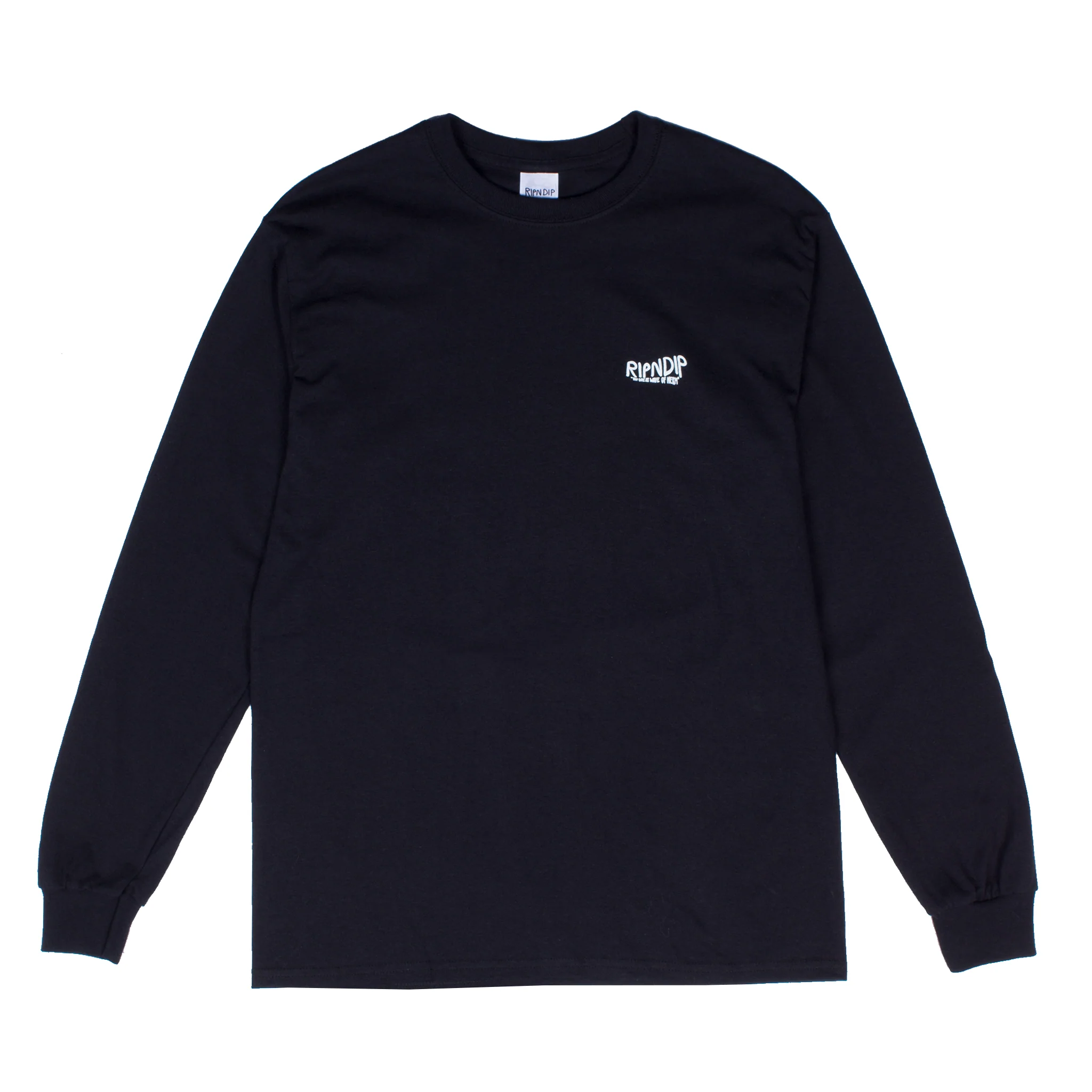 The Great Wave Of Nerm Long Sleeve (Black) - Image 2