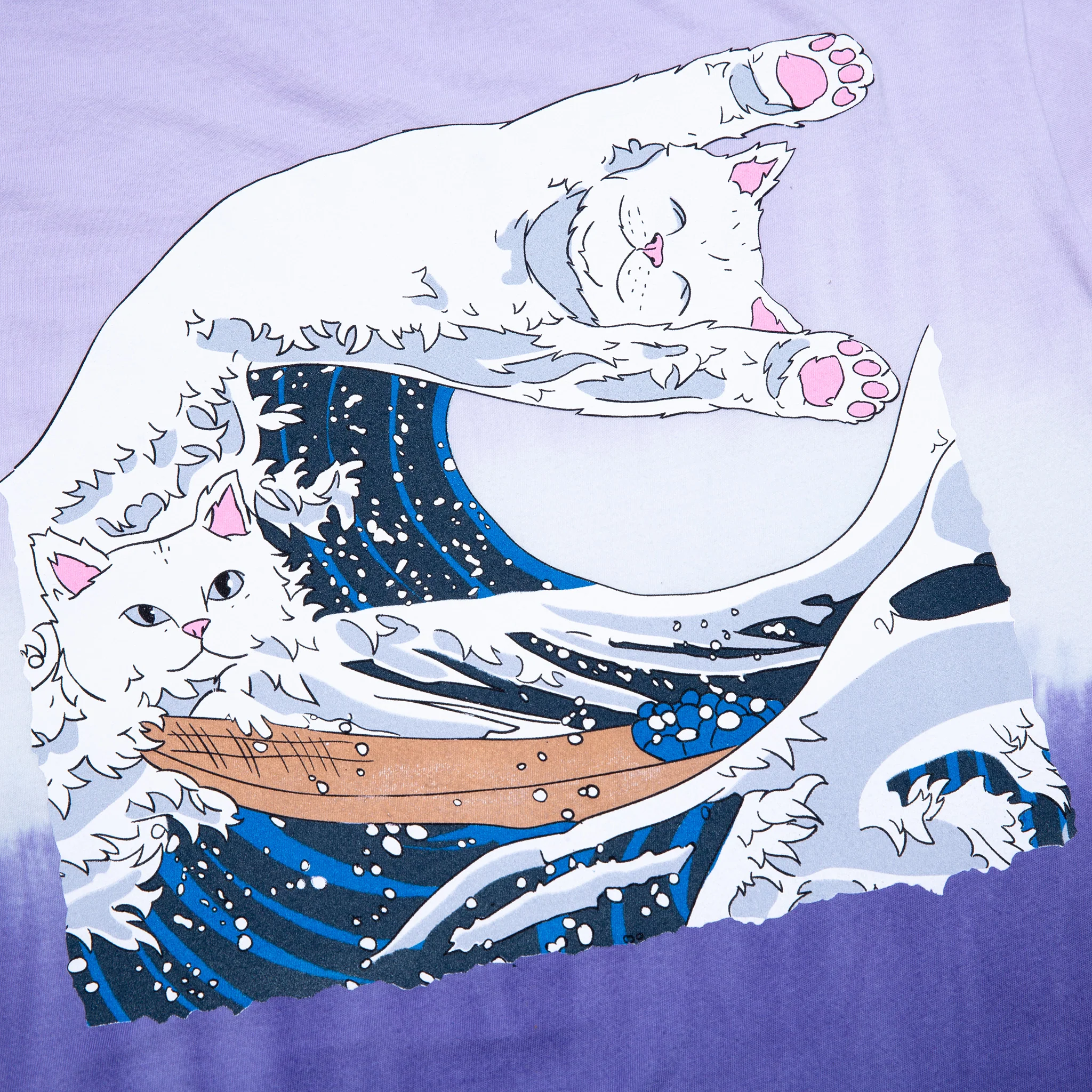 The Great Wave Of Nerm Tee (Purple Dye) - Image 3