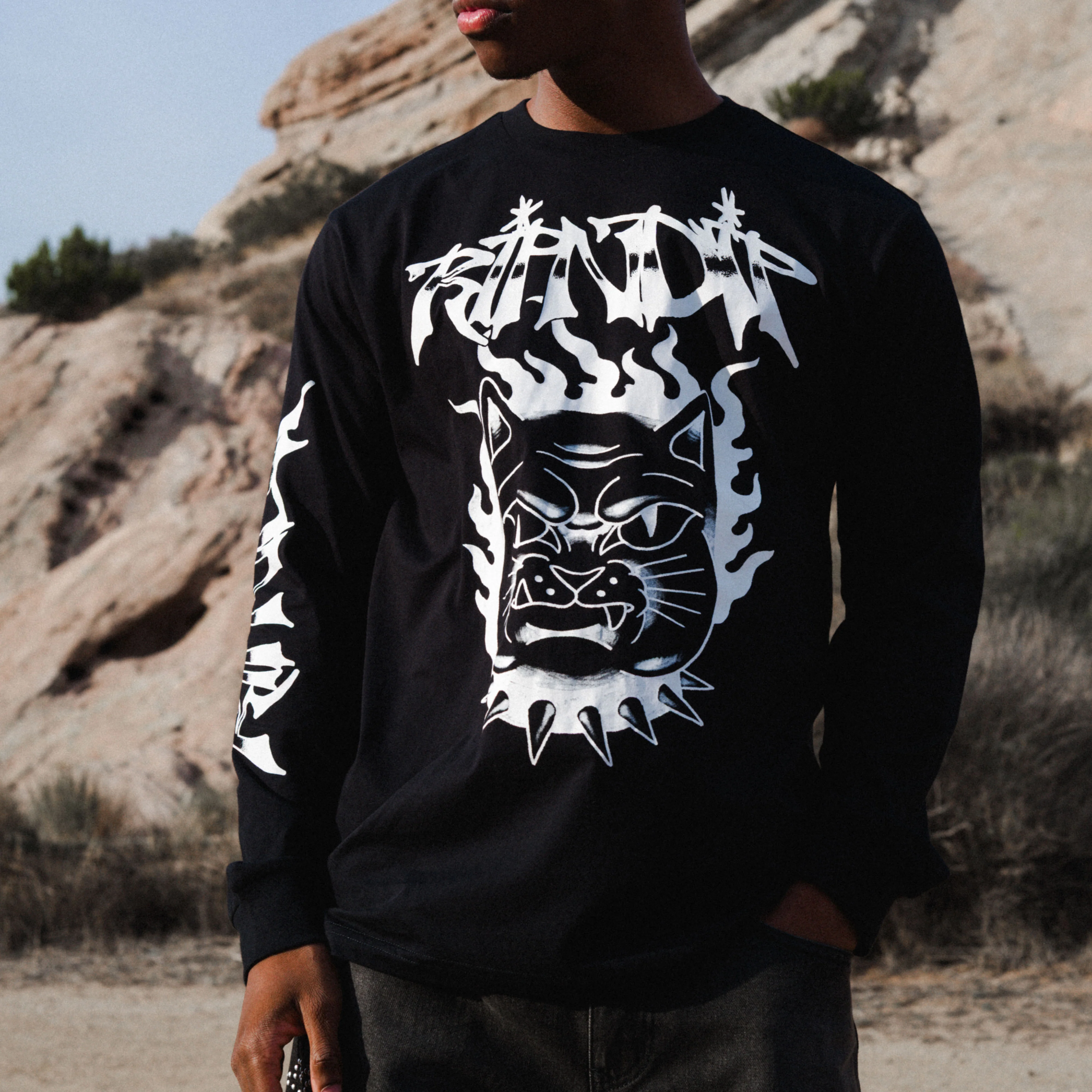 The Happiest Cat LS (Black) - Image 2