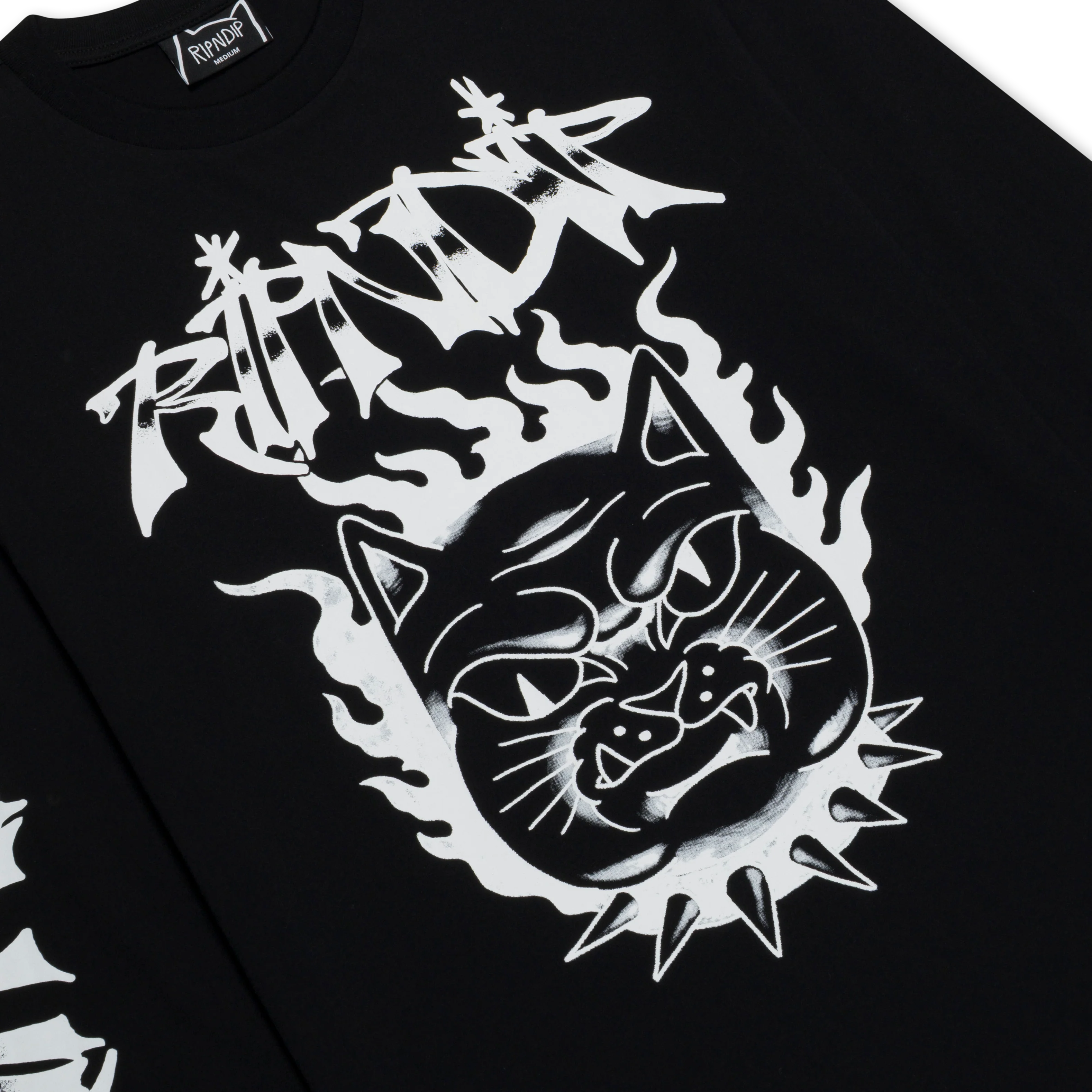 The Happiest Cat LS (Black) - Image 3