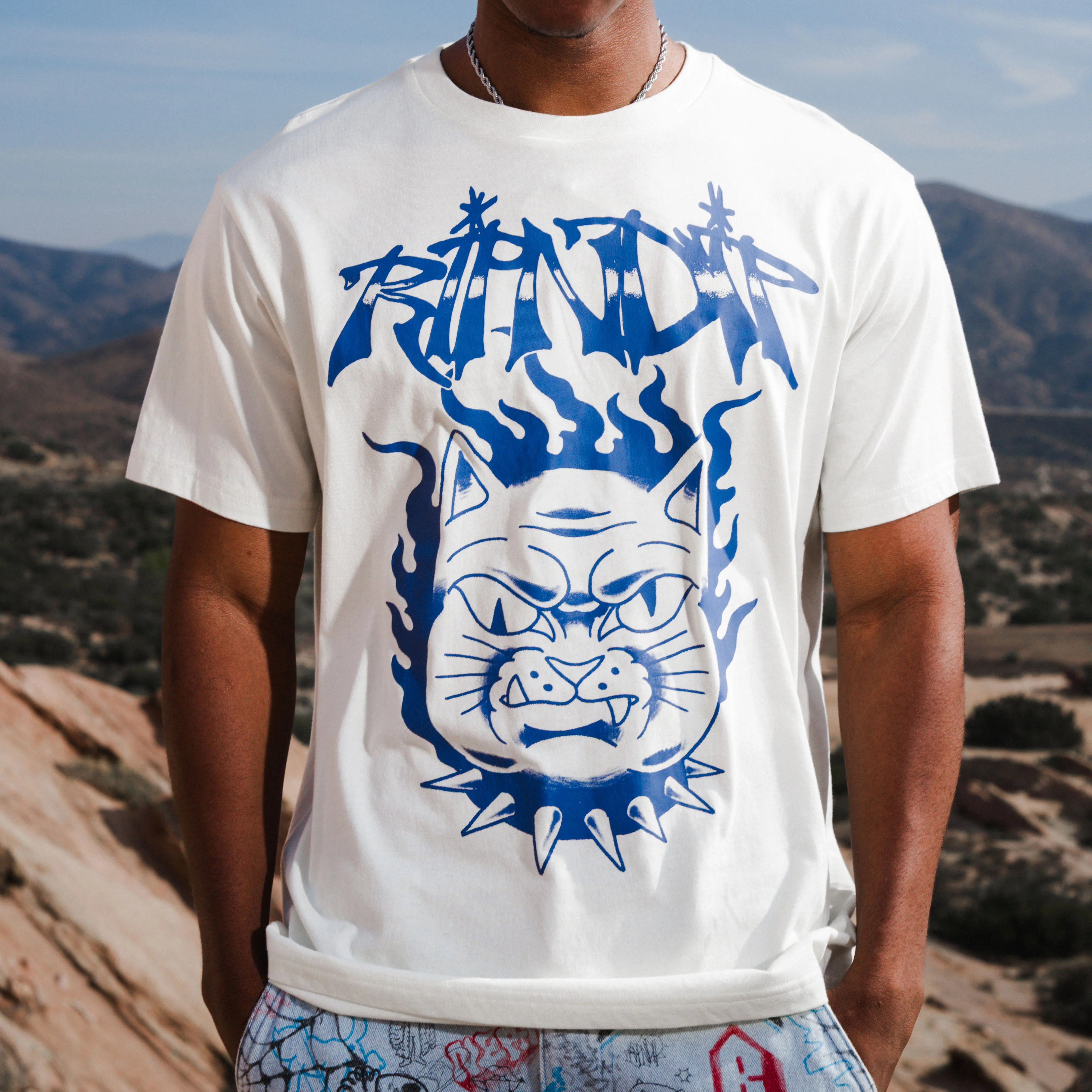 The Happiest Cat Tee (Bone) - Image 4