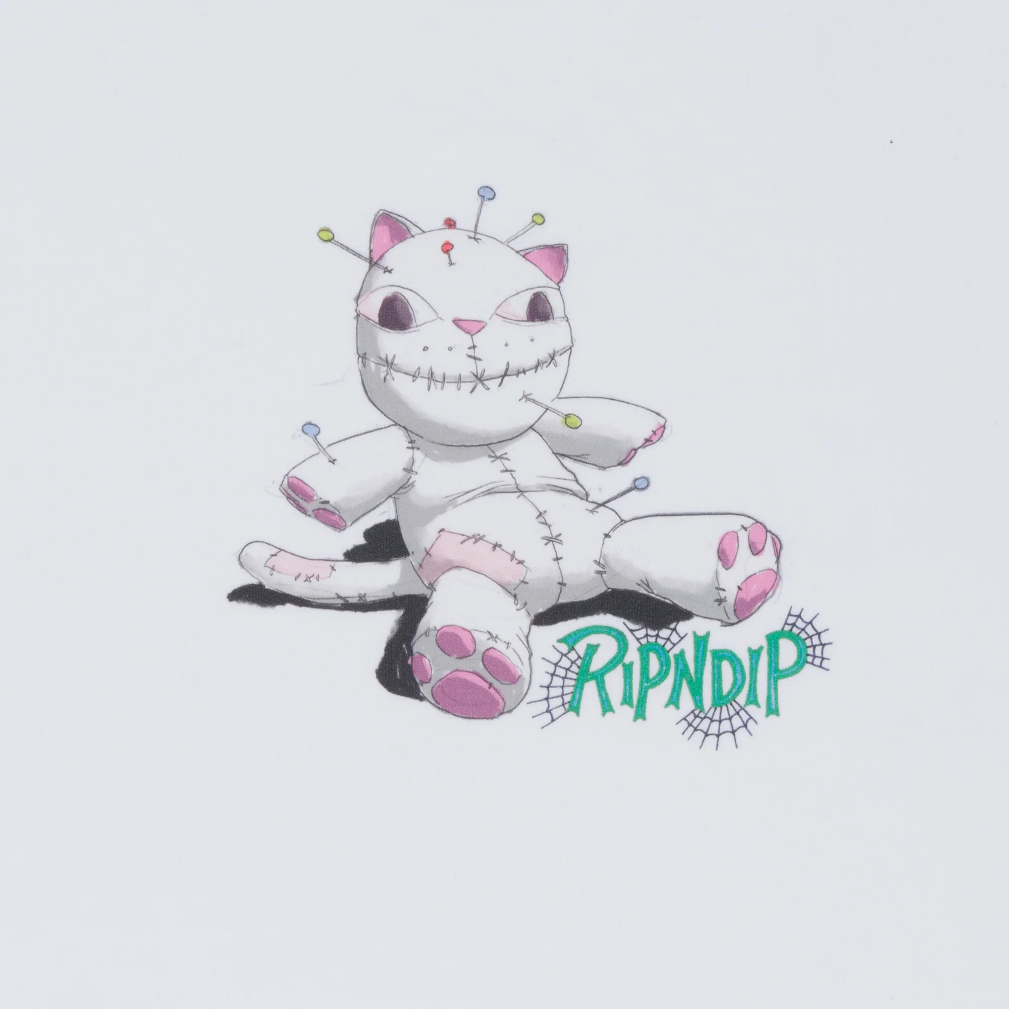 Travis Cropped Baby Tee (White) - Image 3