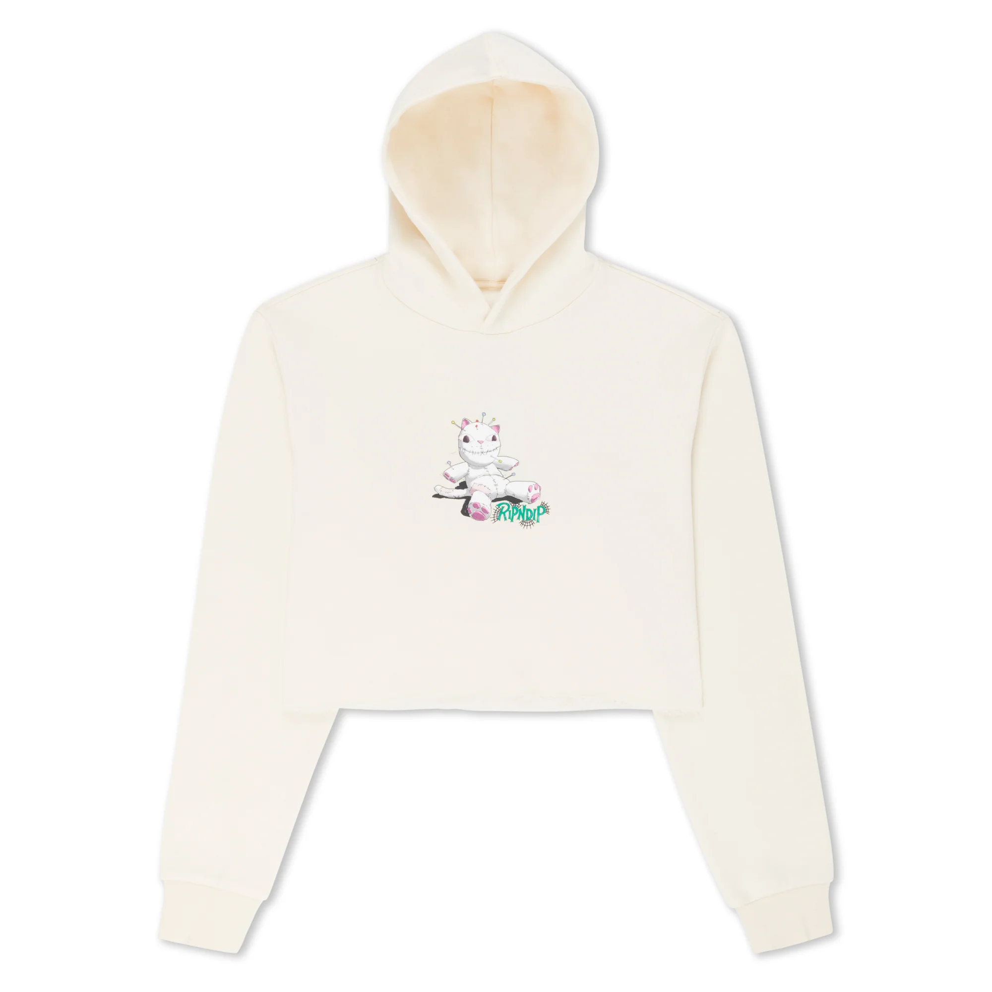 Travis Cropped Hoodie (Natural)