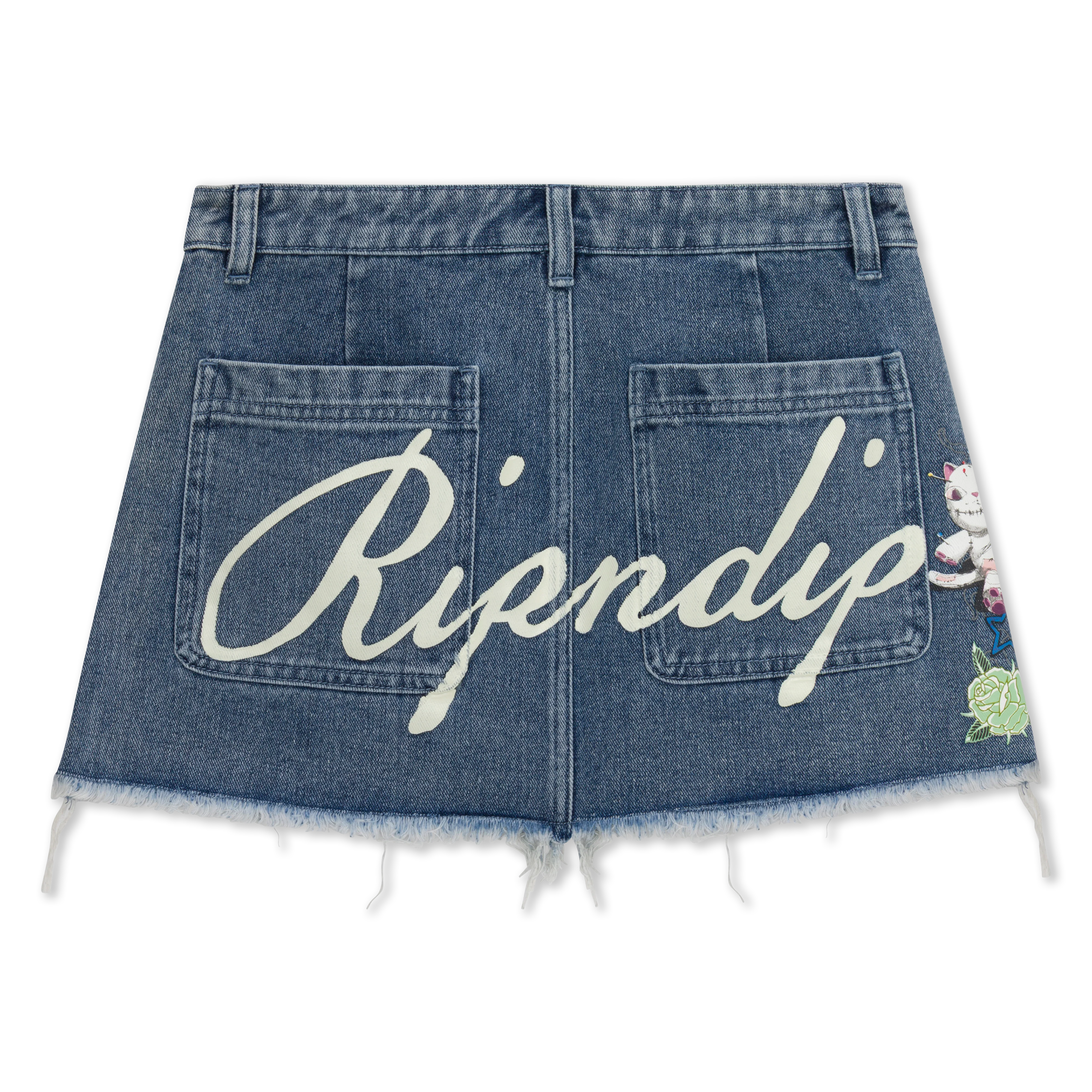 Travis Denim Skirt (Light Wash) - Image 5