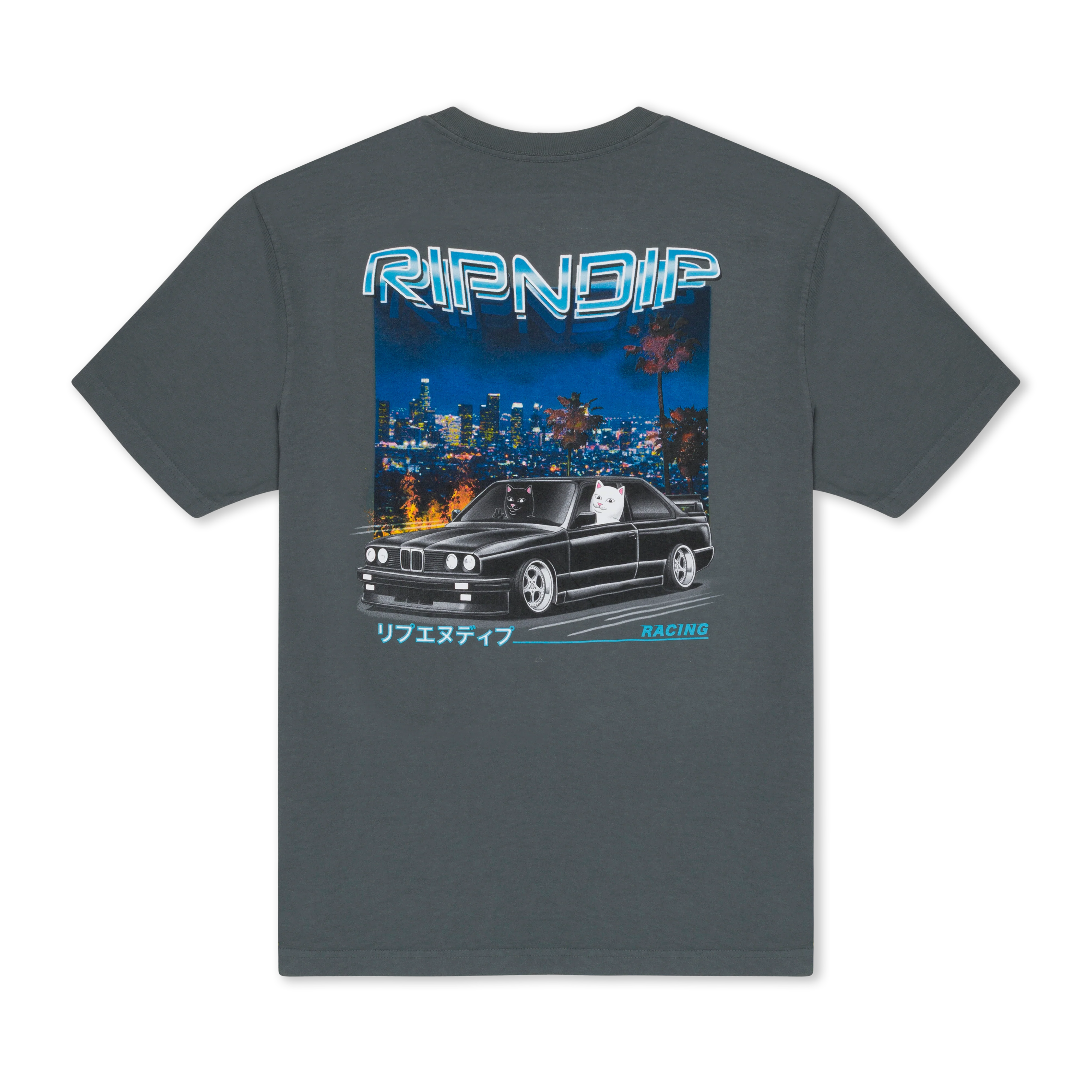 Vroom Vroom Tee (Charcoal)