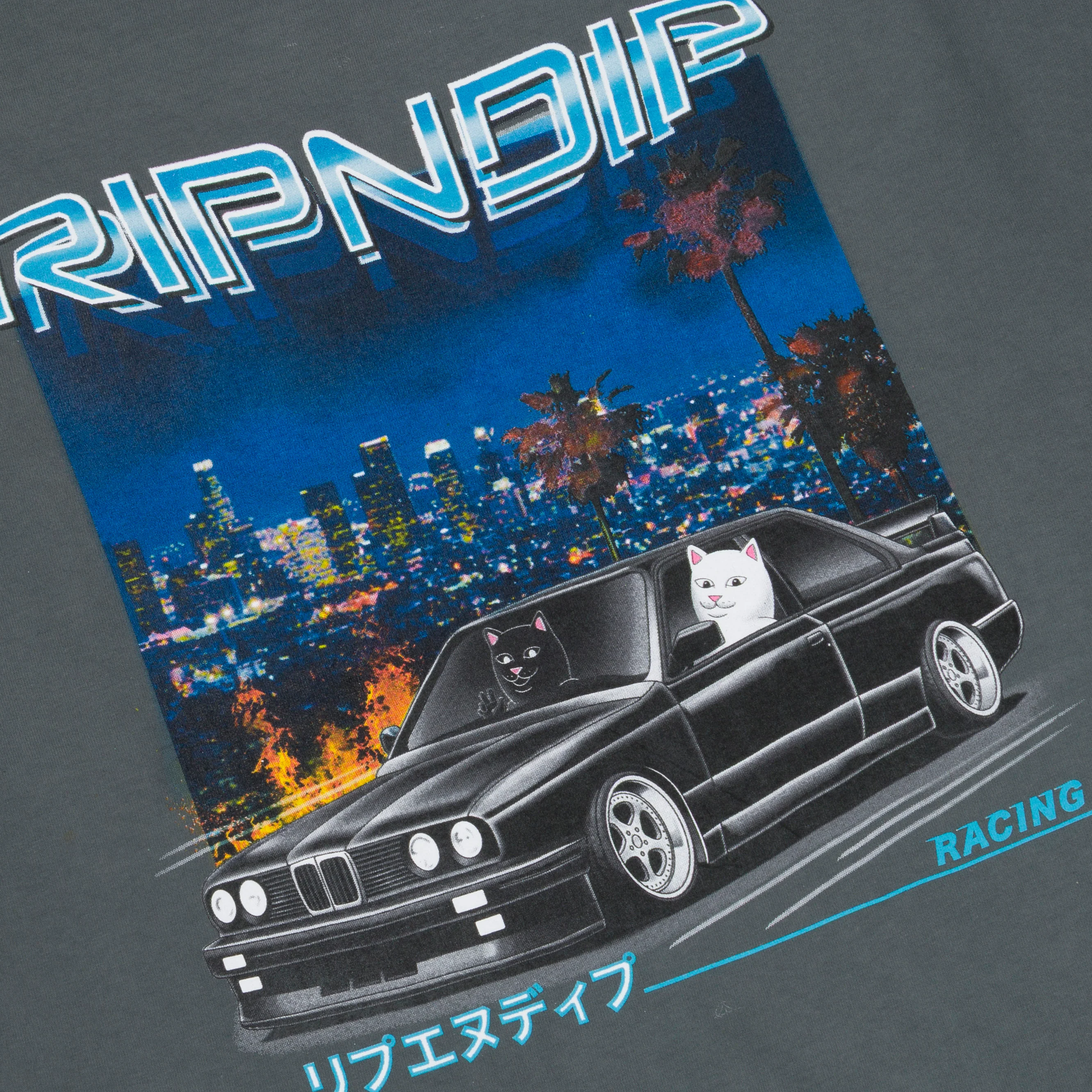 Vroom Vroom Tee (Charcoal) - Image 5