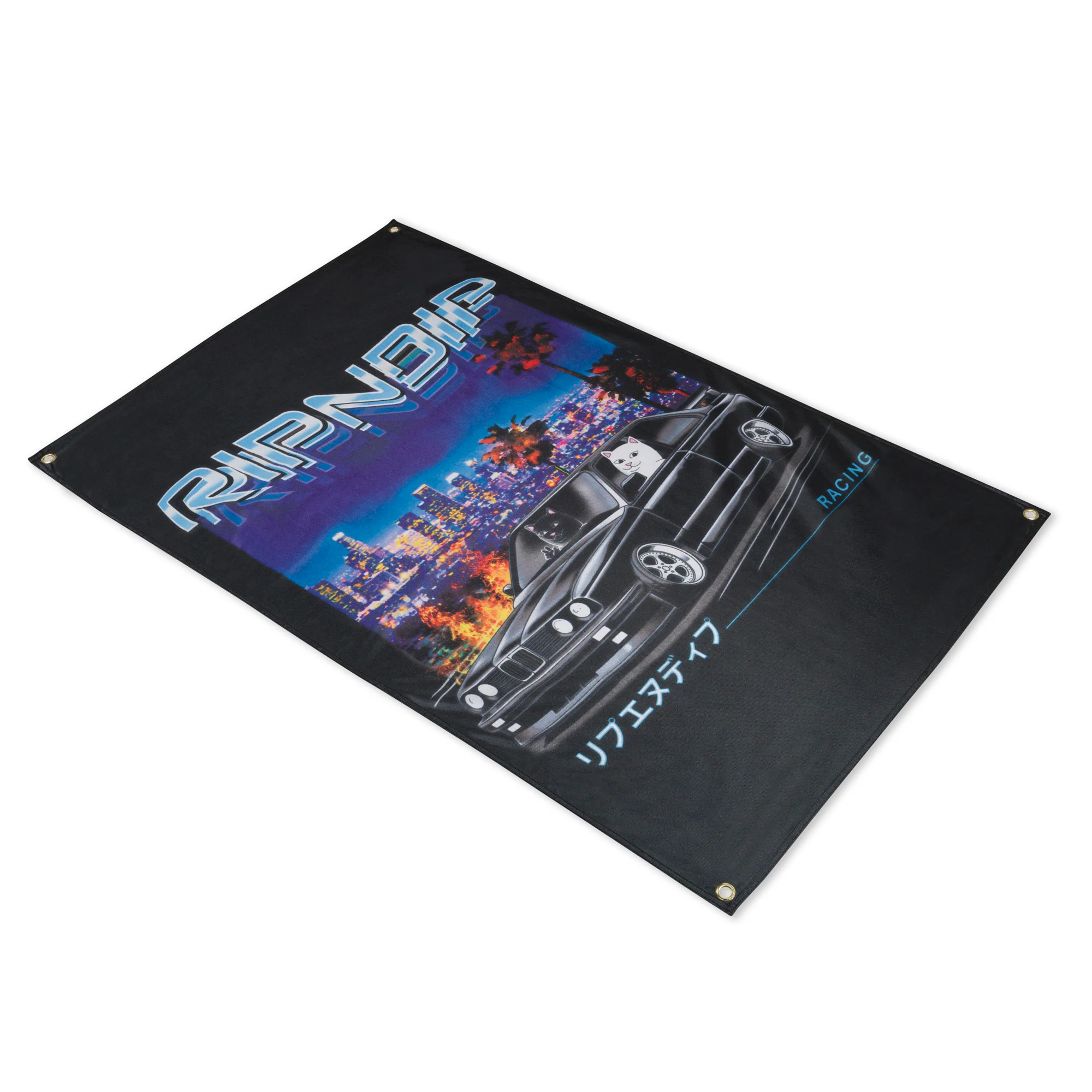 Vroom Vroom Wall Banner (Black) - Image 3