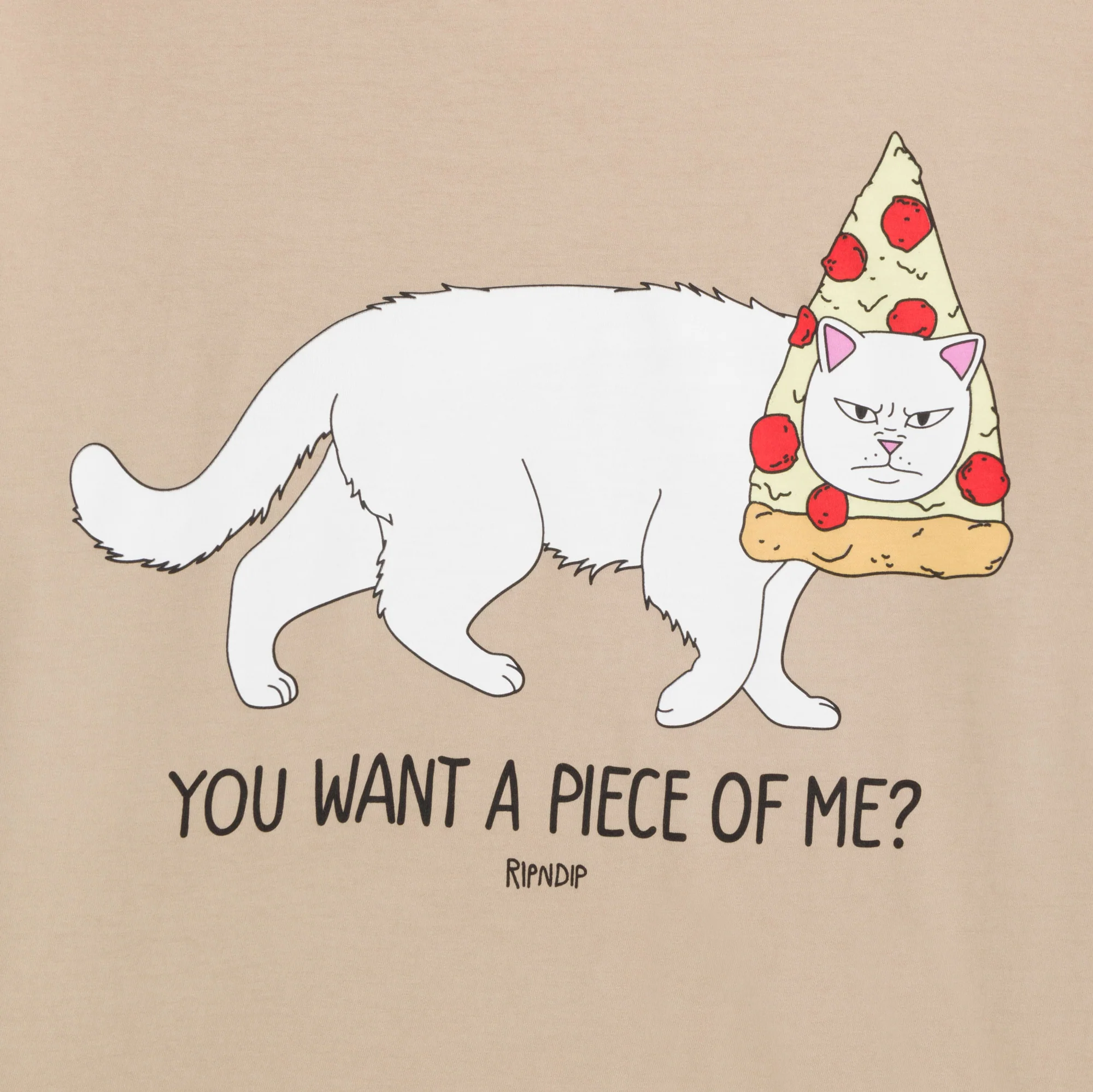 Wanna Piece Of Me? Tee (Almond) - Image 4