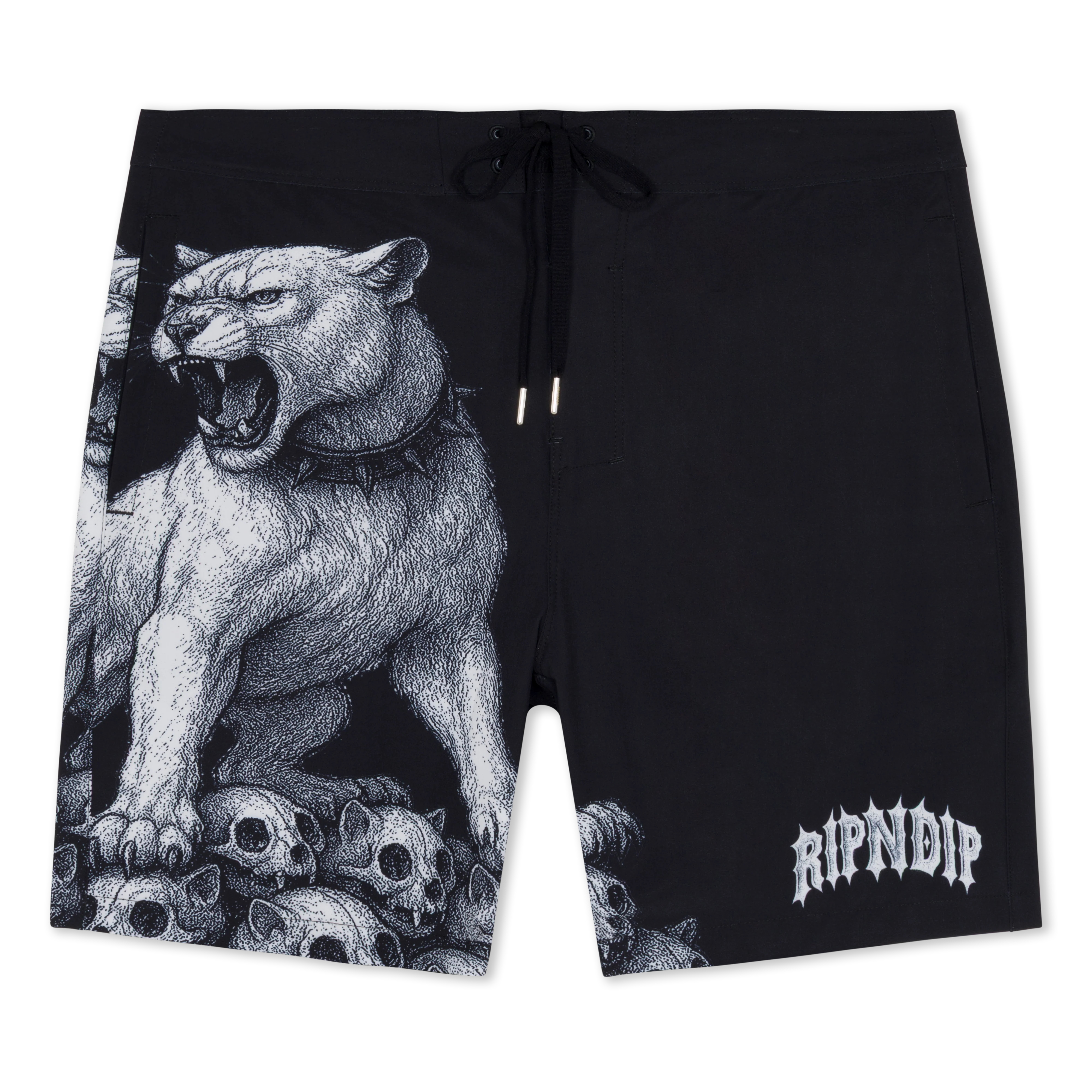 Wasteland Swim Shorts (Black)