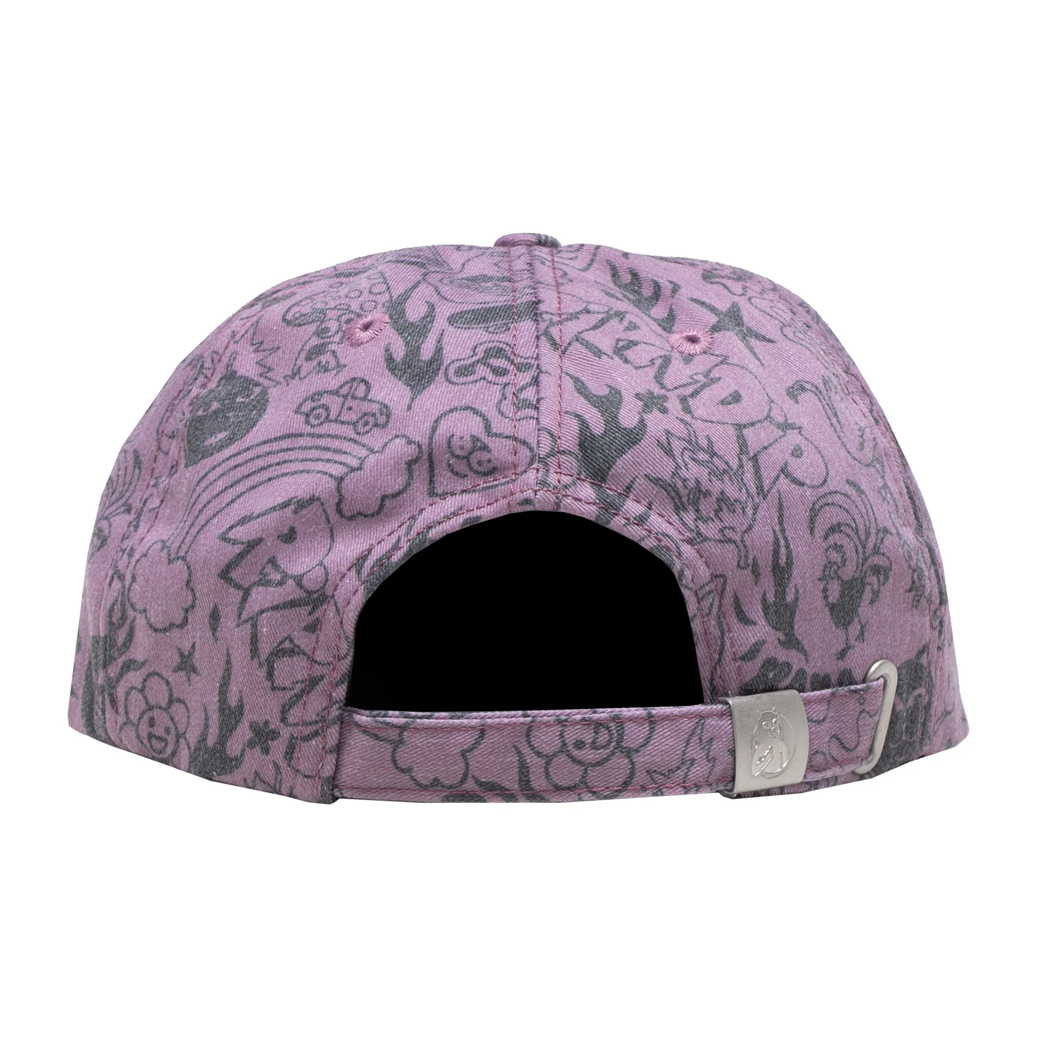 We Don't Care 6 Panel Hat (Mauve) - Image 3