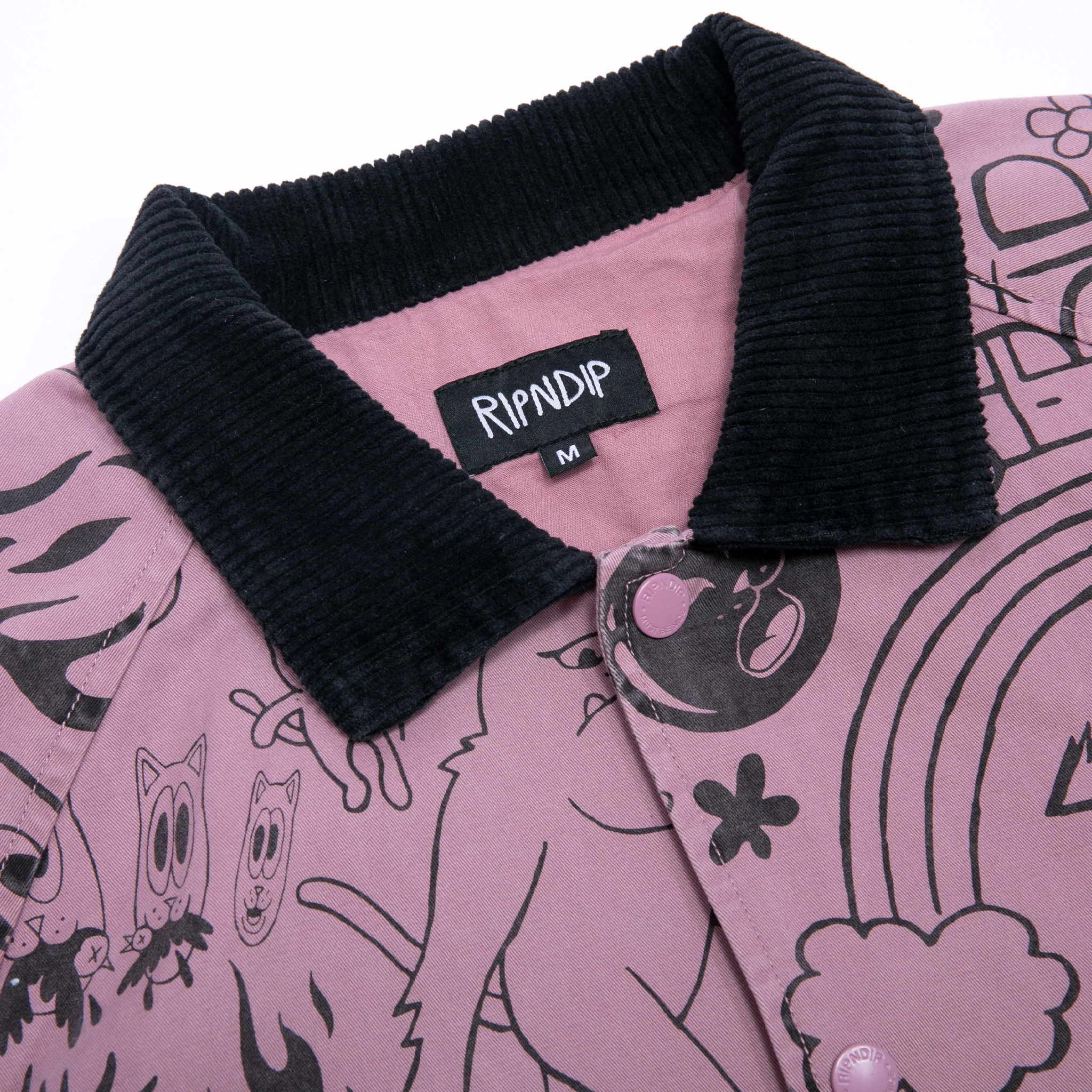 We Don't Care Coaches Jacket (Mauve) - Image 3