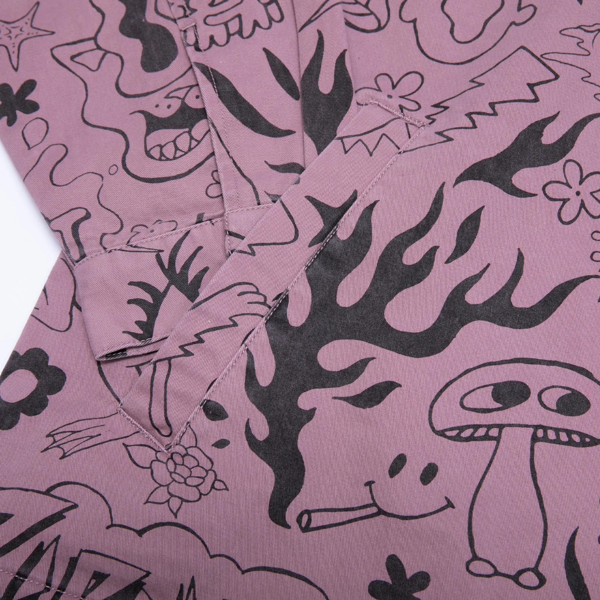 We Don't Care Coaches Jacket (Mauve) - Image 5