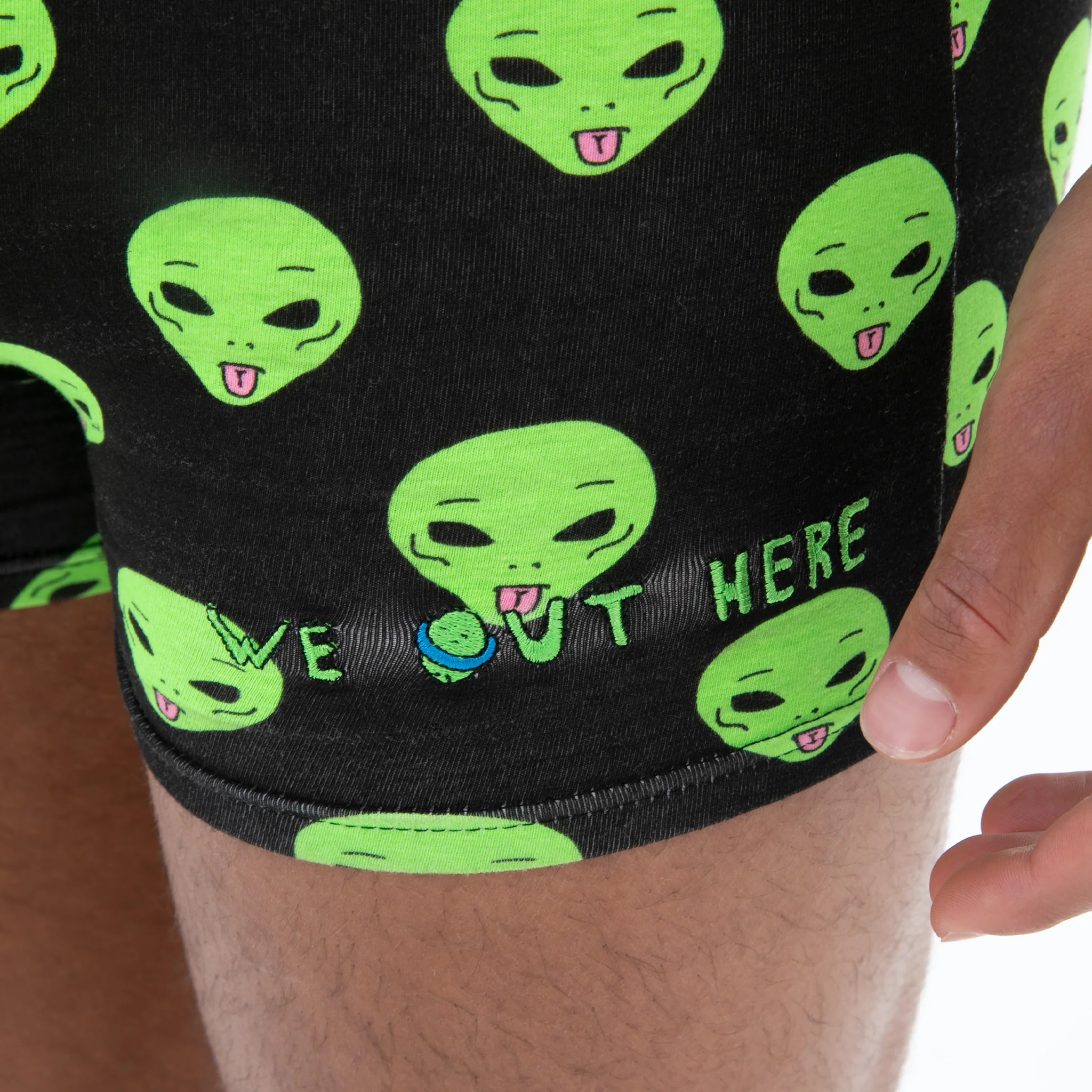 We Out Here Boxers (Black) - Image 3