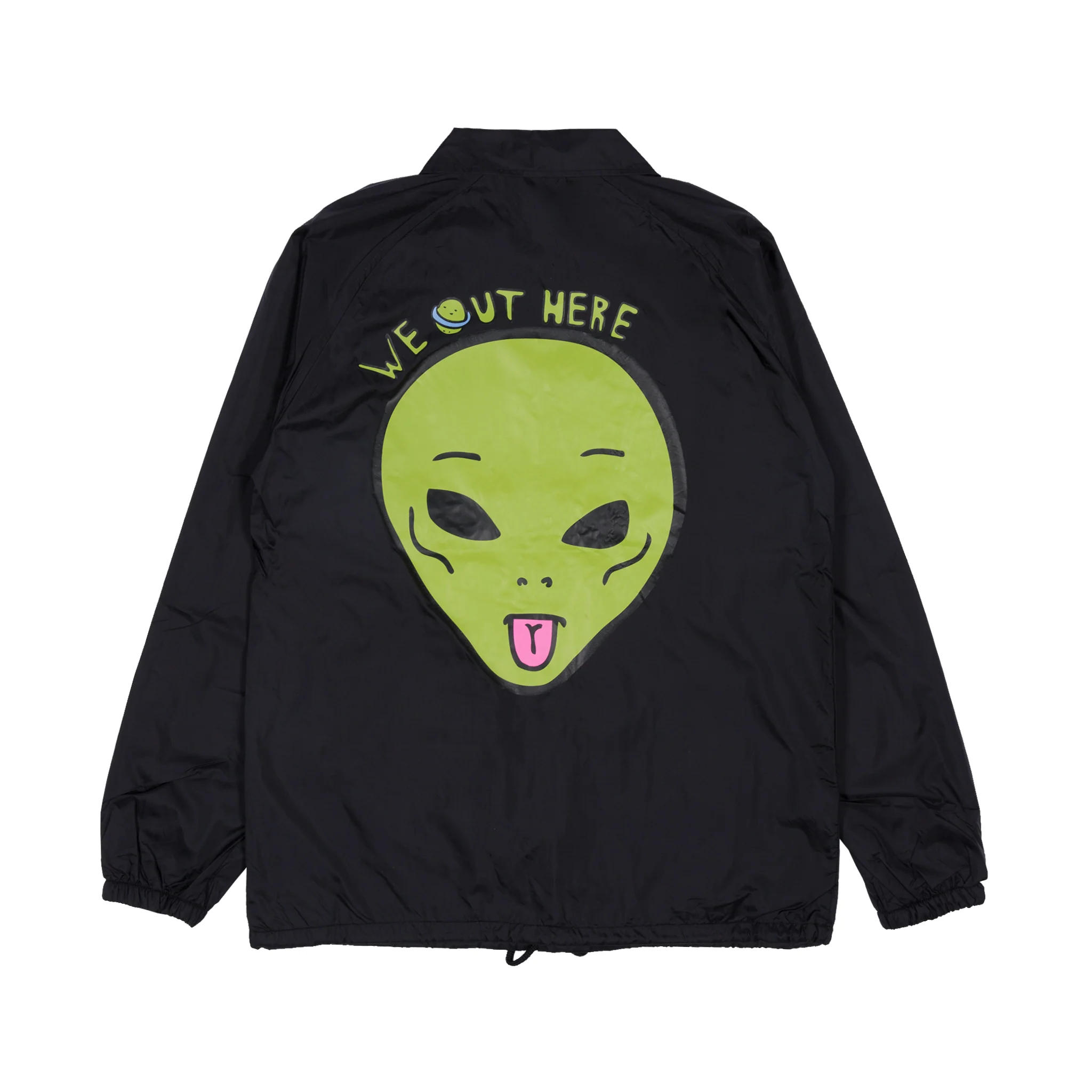 We Out Here Coaches Jacket (Black) - Image 2