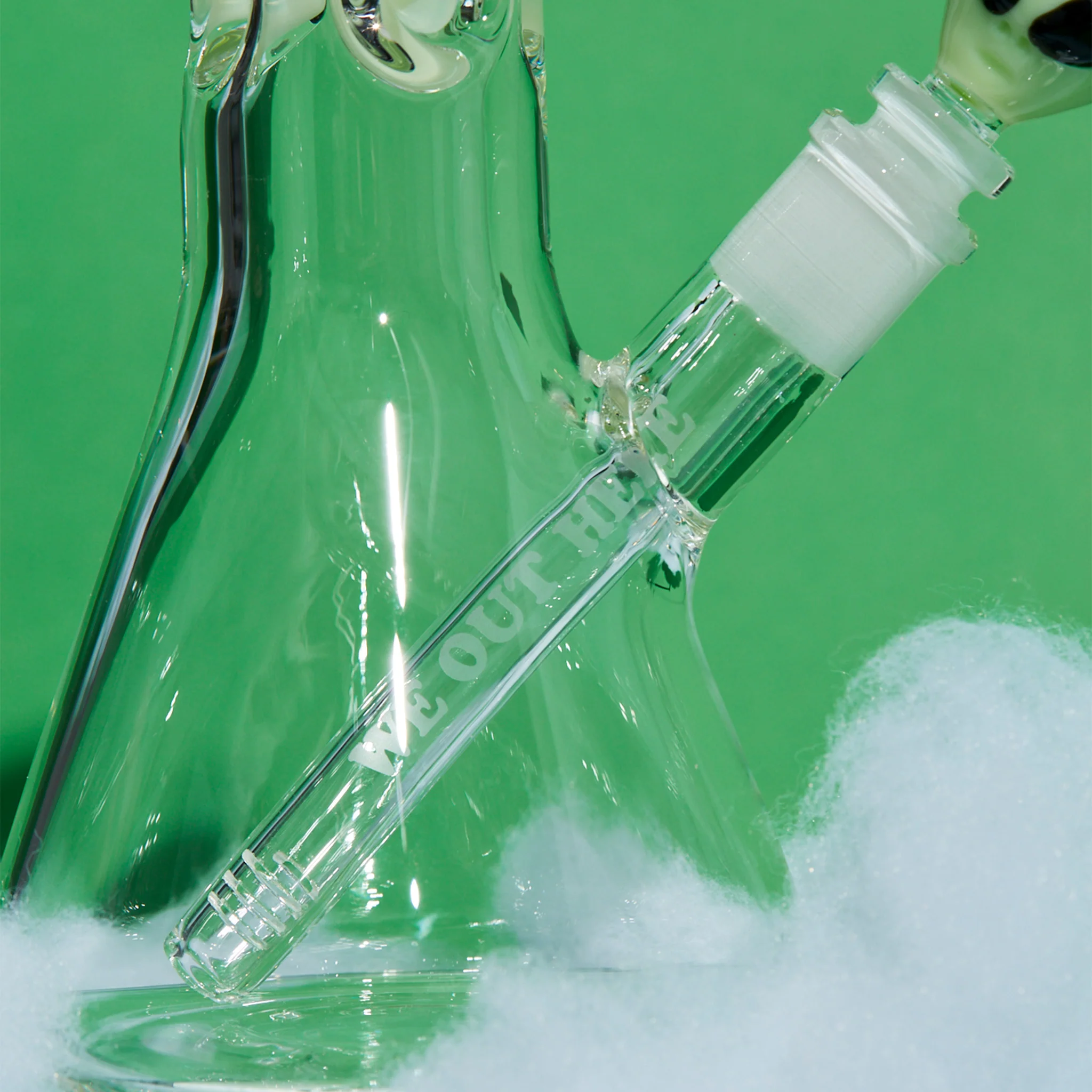 We Out Here Glass Beaker (Green) - Image 4
