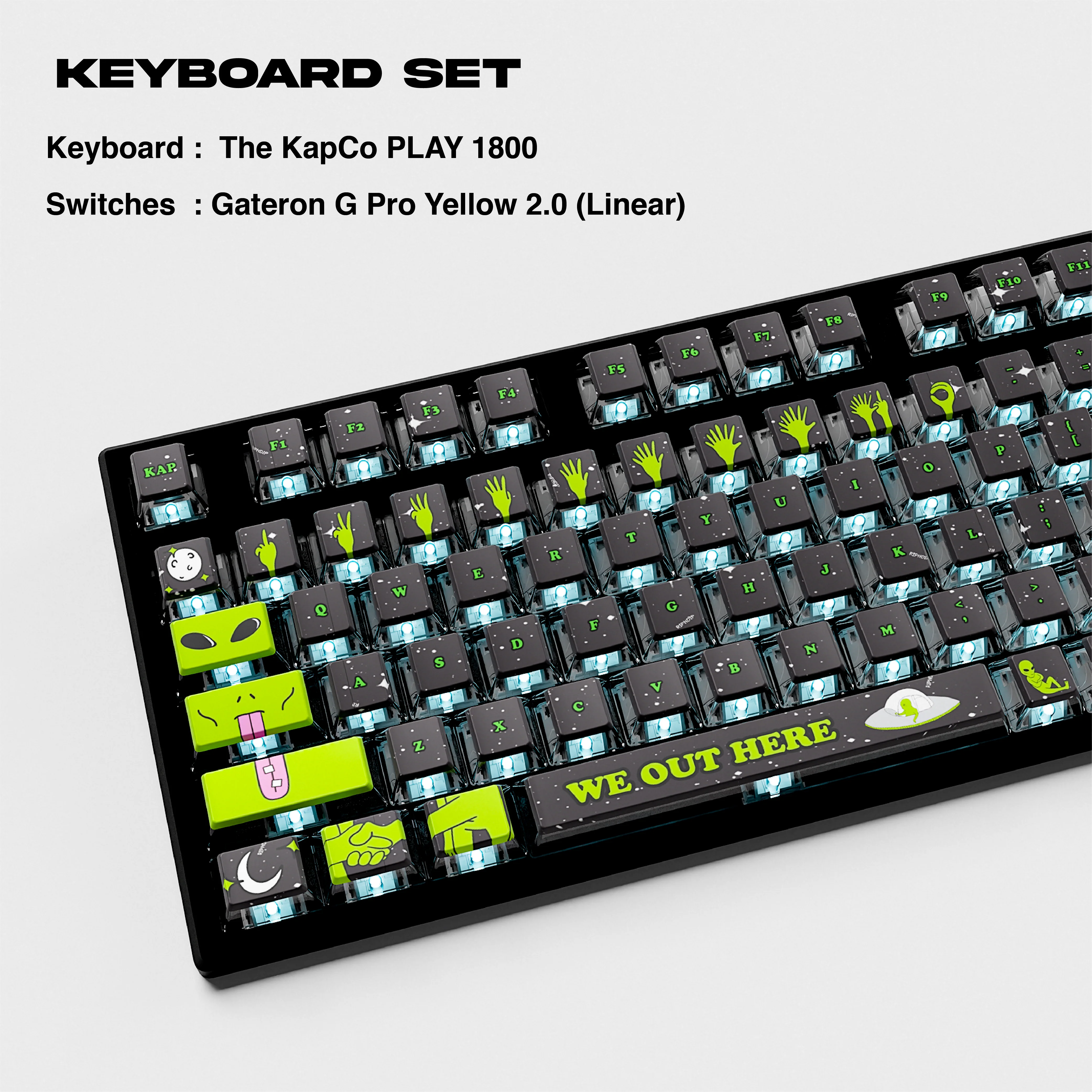 We Out Here Keyboard Set (Asst) - Image 4
