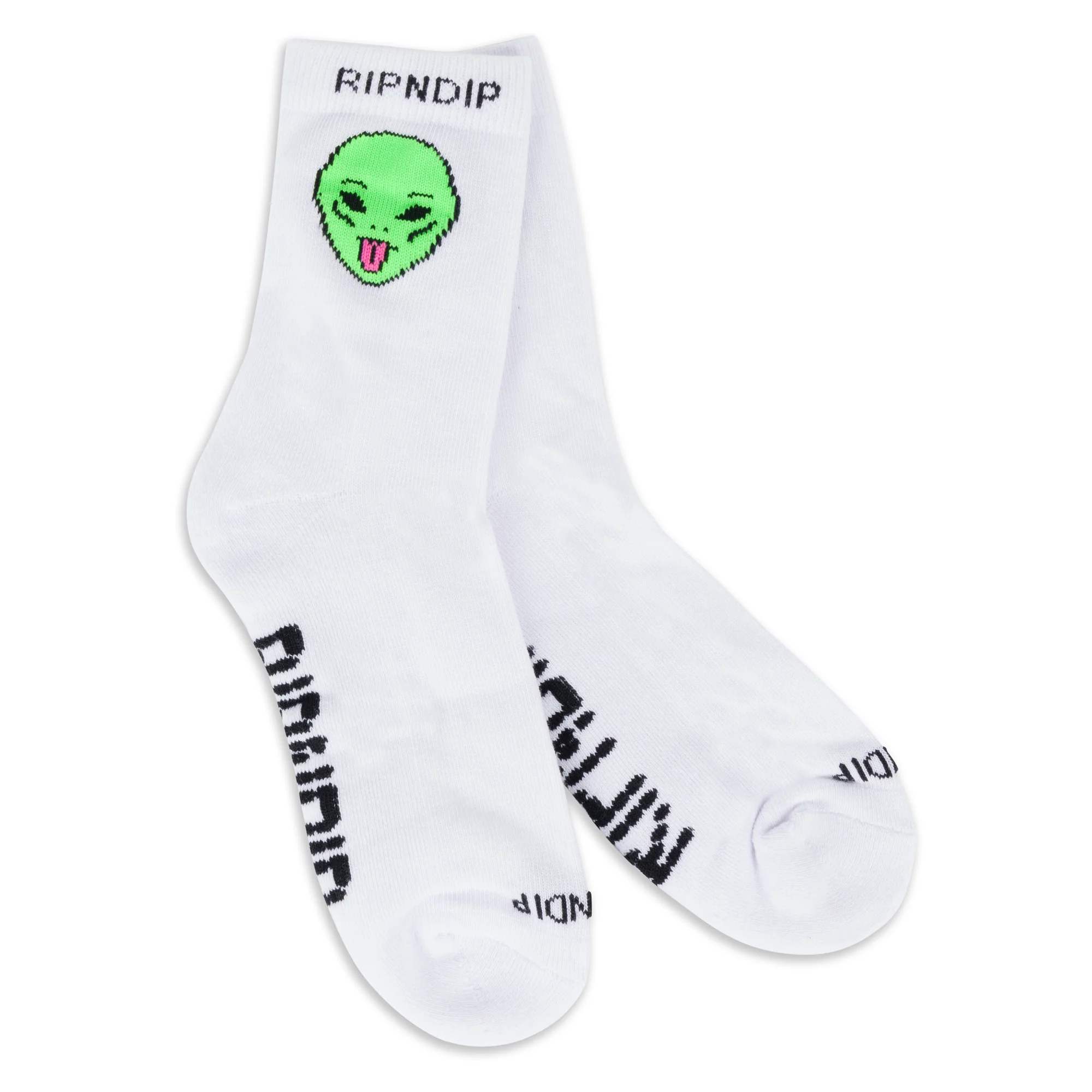 We Out Here Mid Socks (White) - Image 2