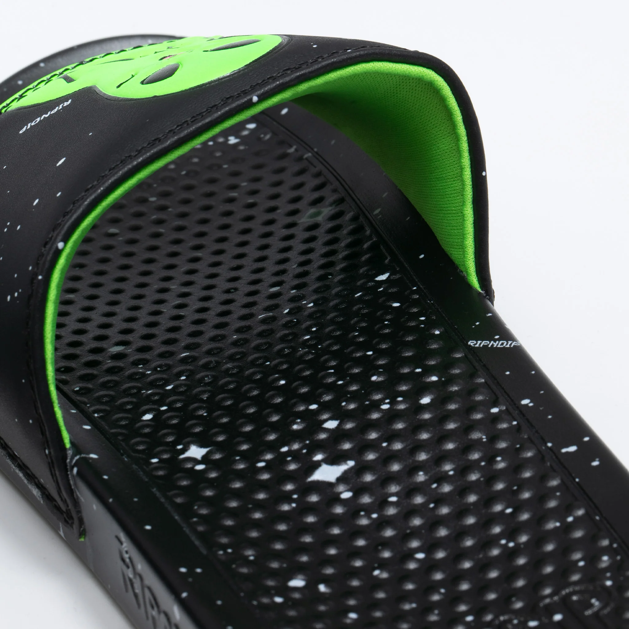 We Out Here Slides (Black/Neon Green) - Image 6